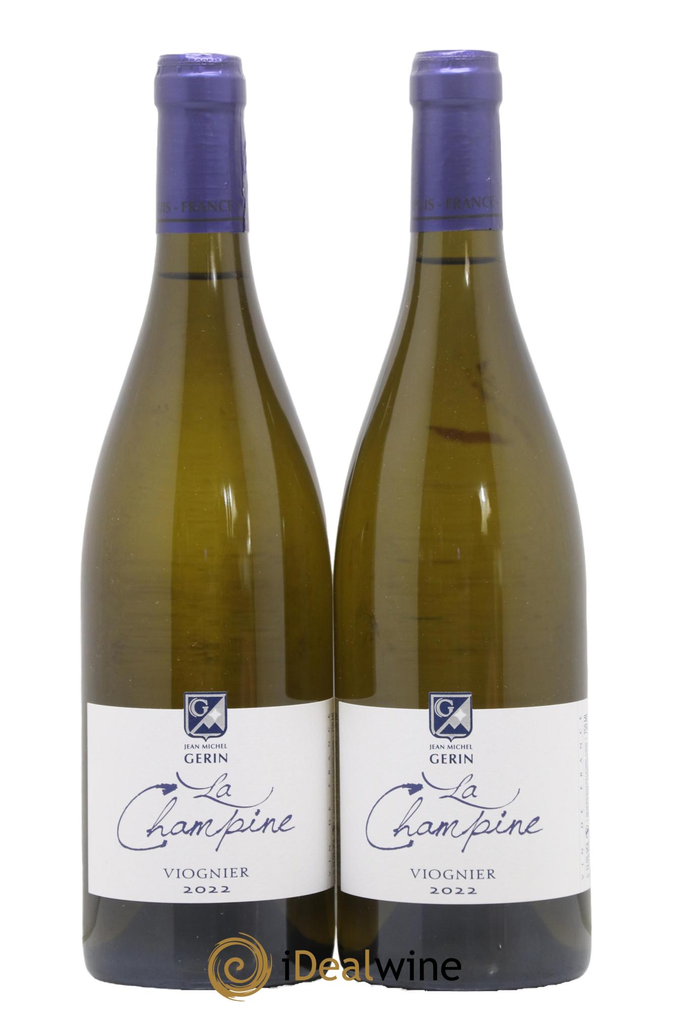 Vin de France La Champine viognier Jean-Michel Gerin 2022 - Lot de 2 bouteilles - 0