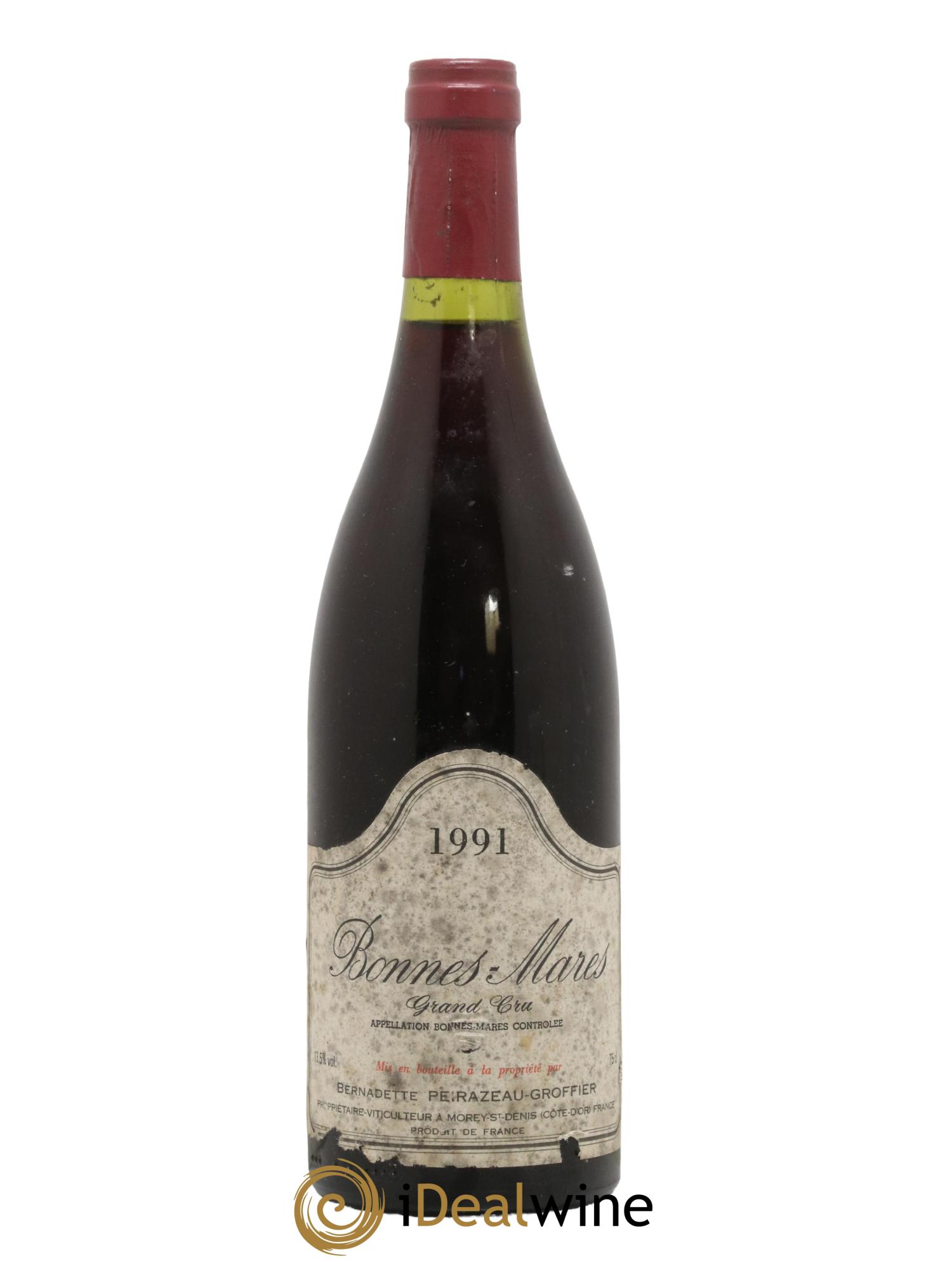 Bonnes-Mares Grand Cru Peirazeau (Domaine) 1991 - Lot de 1 bouteille - 0