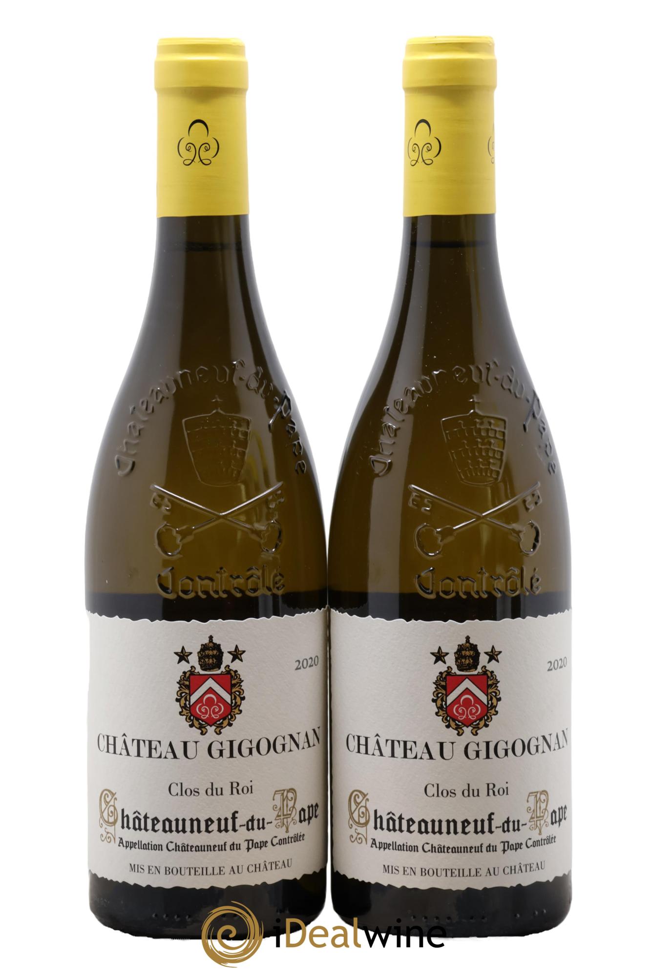 Châteauneuf-du-Pape Clos du Roi Château Gigognan 2020 - Posten von 2 Flaschen - 0