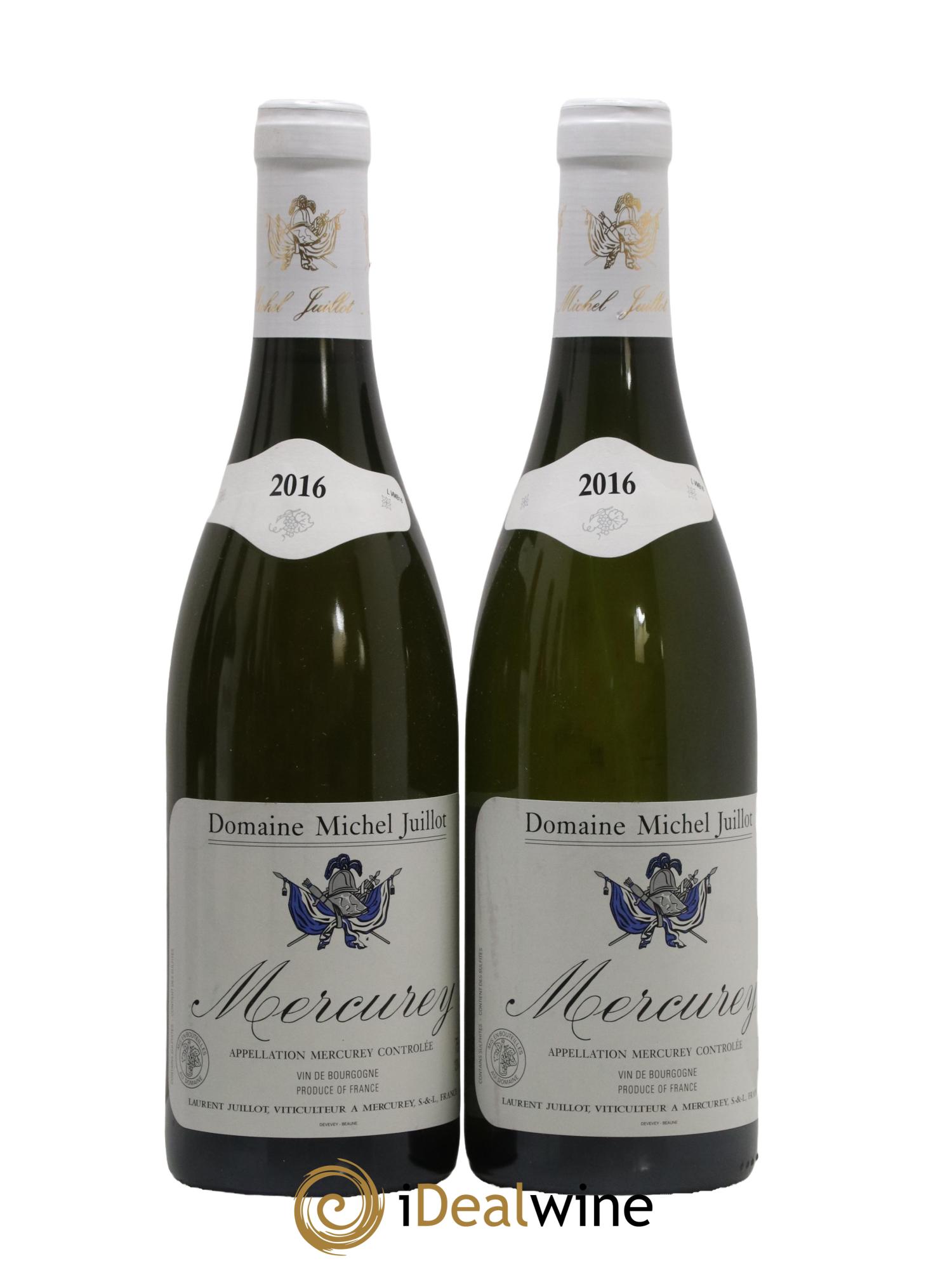 Mercurey Michel Juillot (Domaine) 2016 - Posten von 2 Flaschen - 0