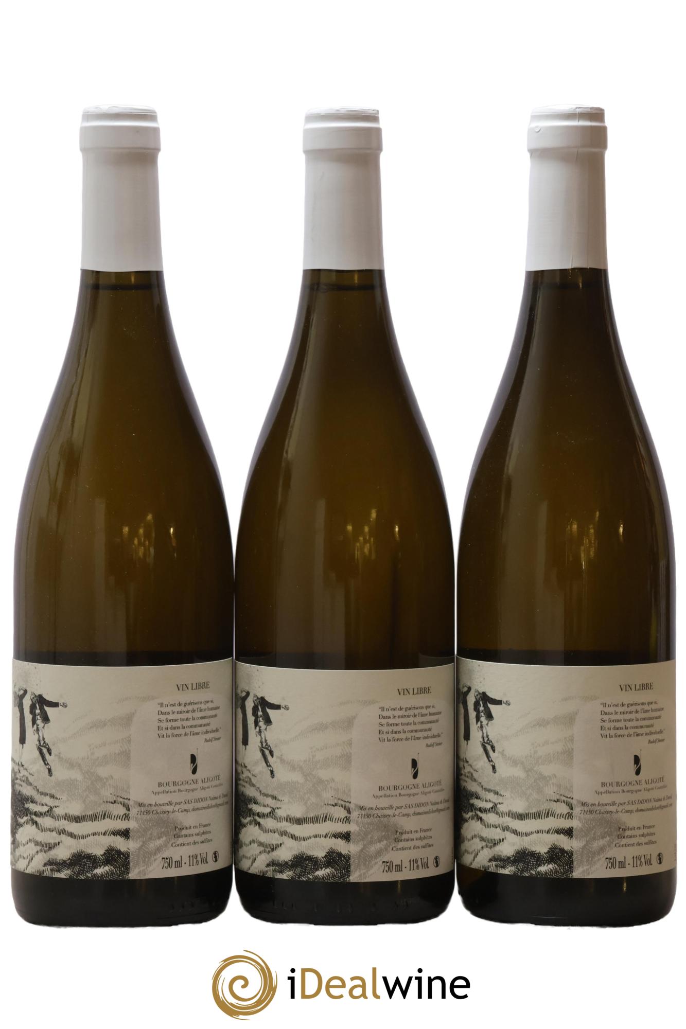 Bourgogne Aligoté Didon (Domaine)  2022 - Posten von 3 Flaschen - 1