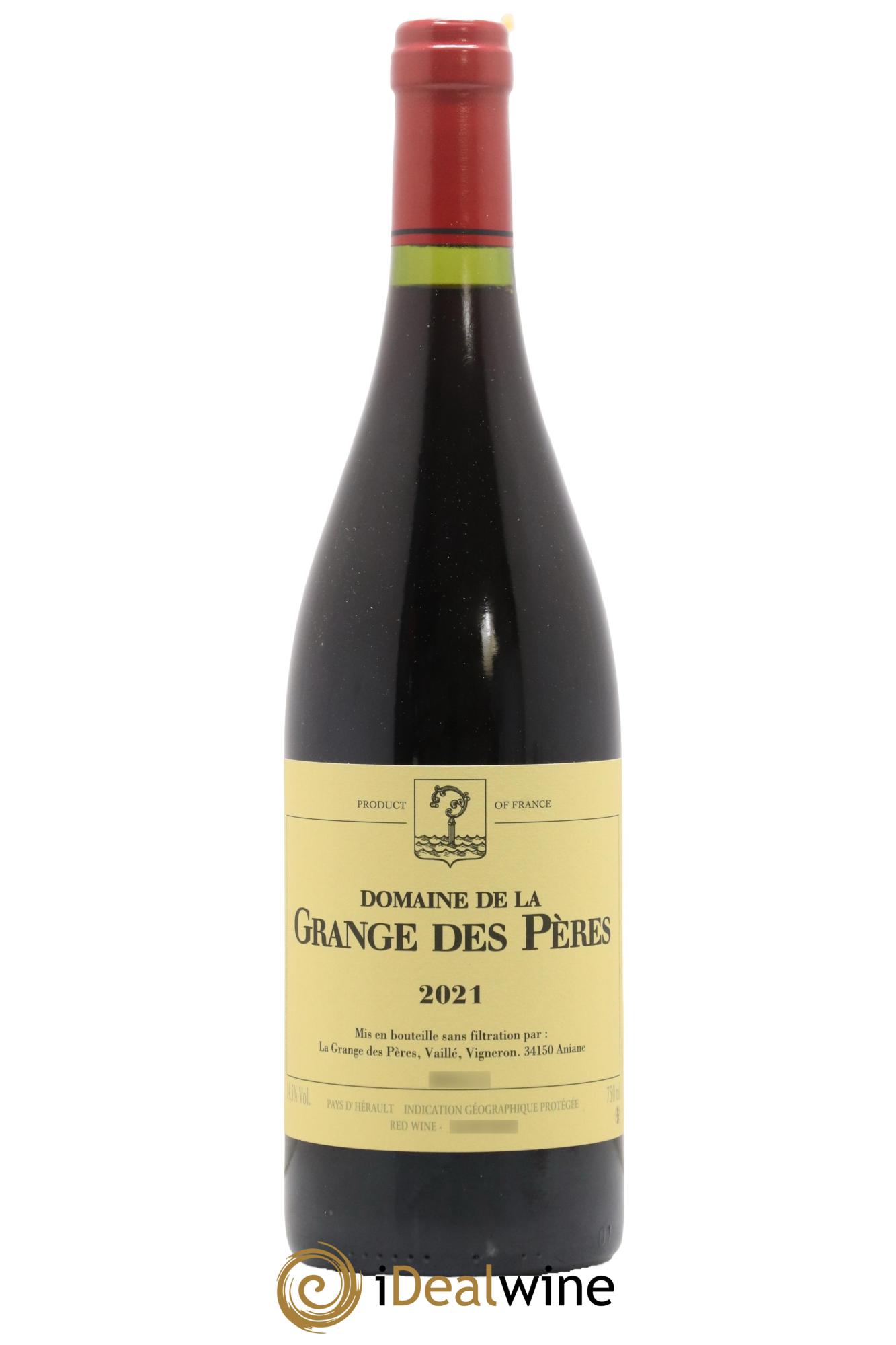 Pays d'Hérault Grange des Pères Laurent Vaillé 2021 - Lot de 1 bouteille - 0
