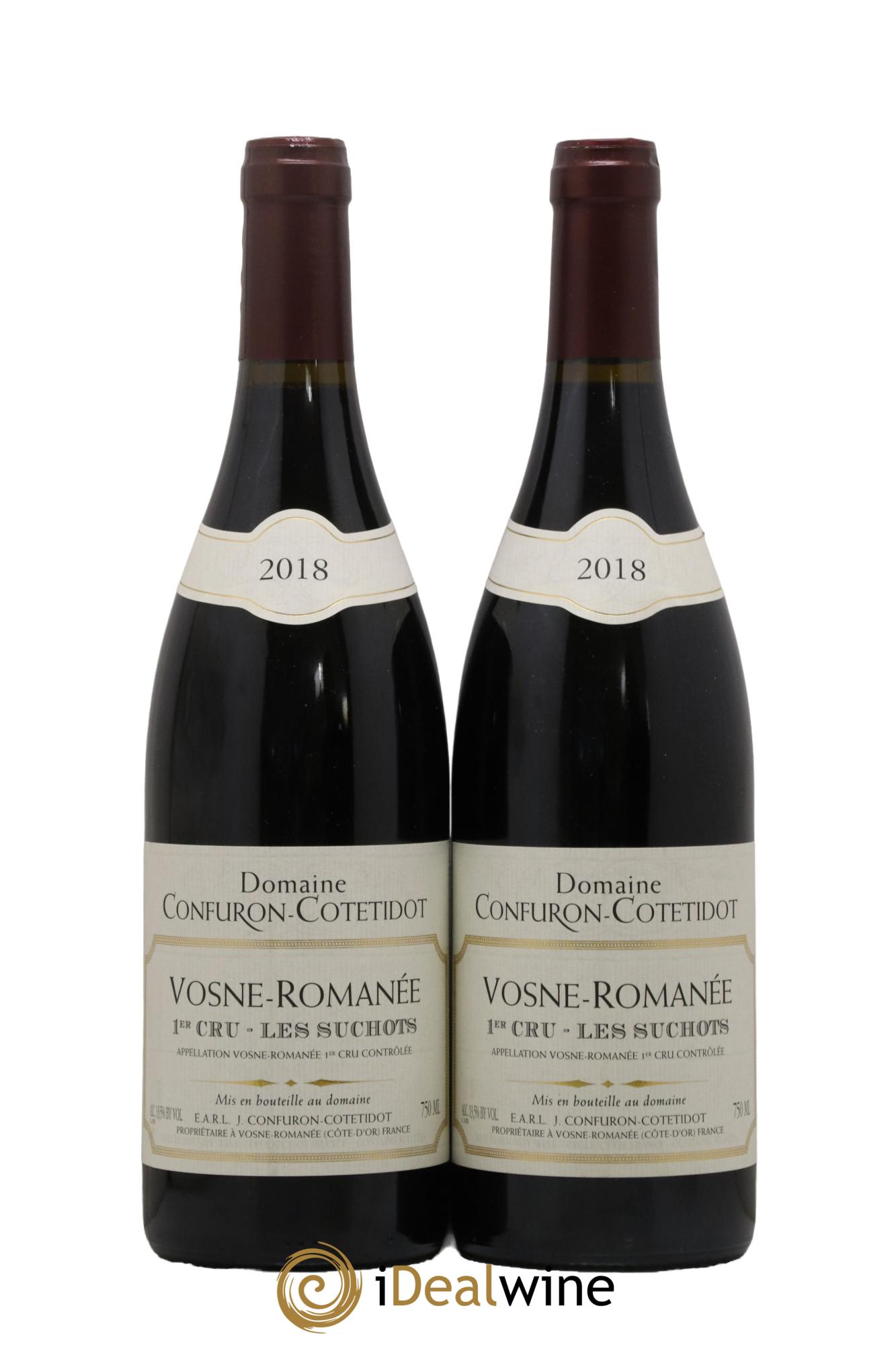 Vosne-Romanée 1er Cru Les Suchots Confuron-Cotetidot 2018 - Lot of 2 bottles - 0