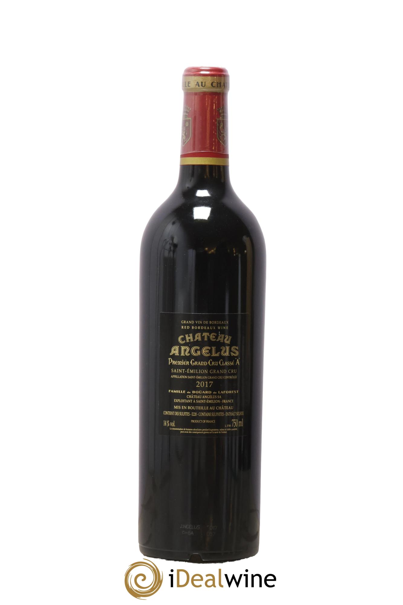 Château Angélus 1er Grand Cru Classé A 2017 - Lotto di 1 bottiglia - 1