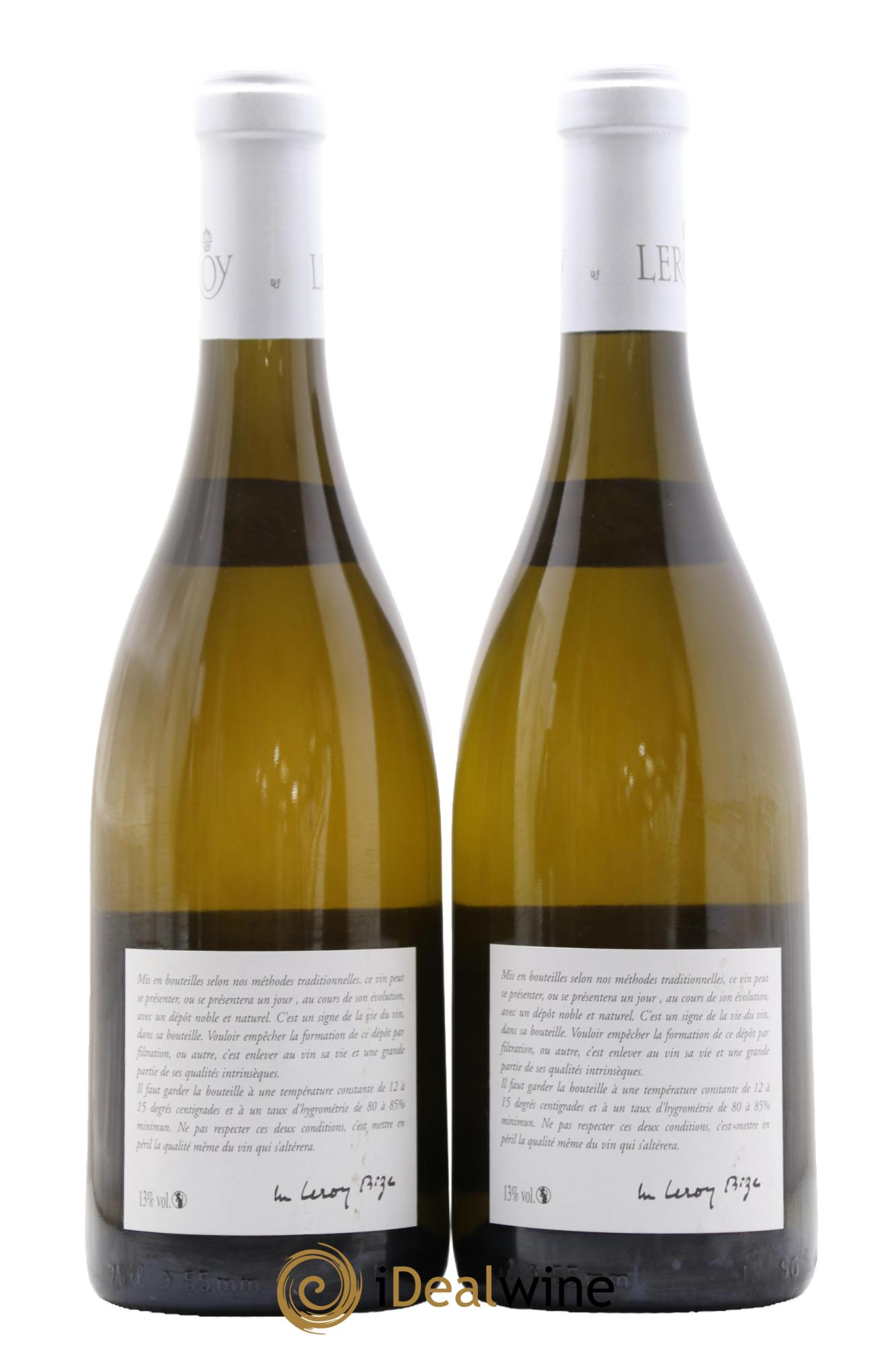 Chassagne-Montrachet 1er Cru Les Baudines Leroy SA 2008 - Posten von 2 Flaschen - 1