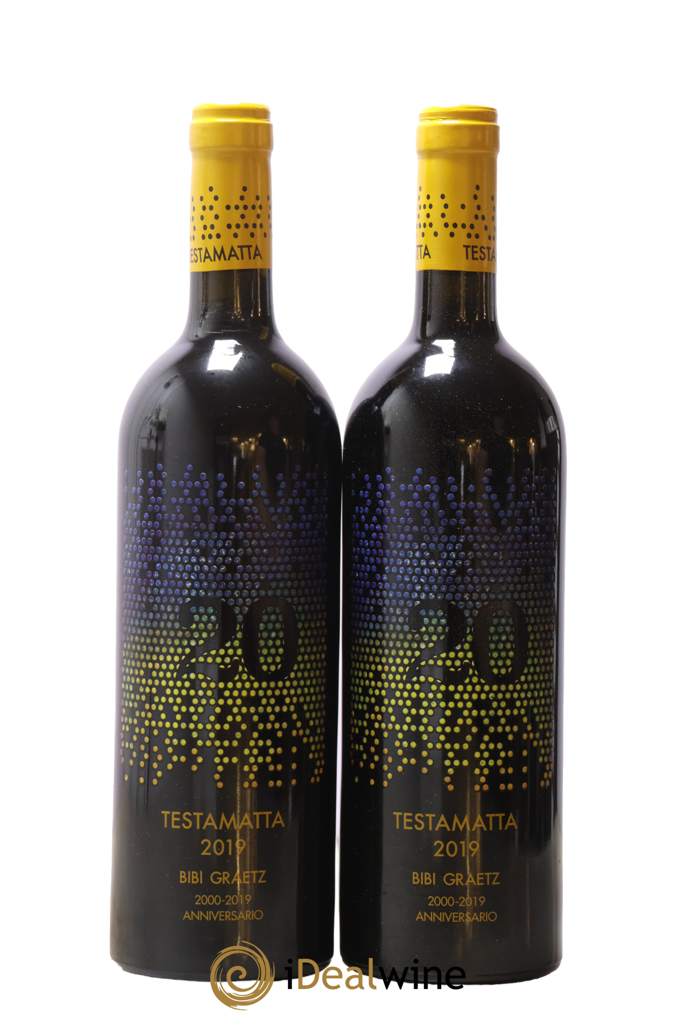 Toscana IGT Testamatta Bibi Graetz 2019 - Lot de 2 bouteilles - 0
