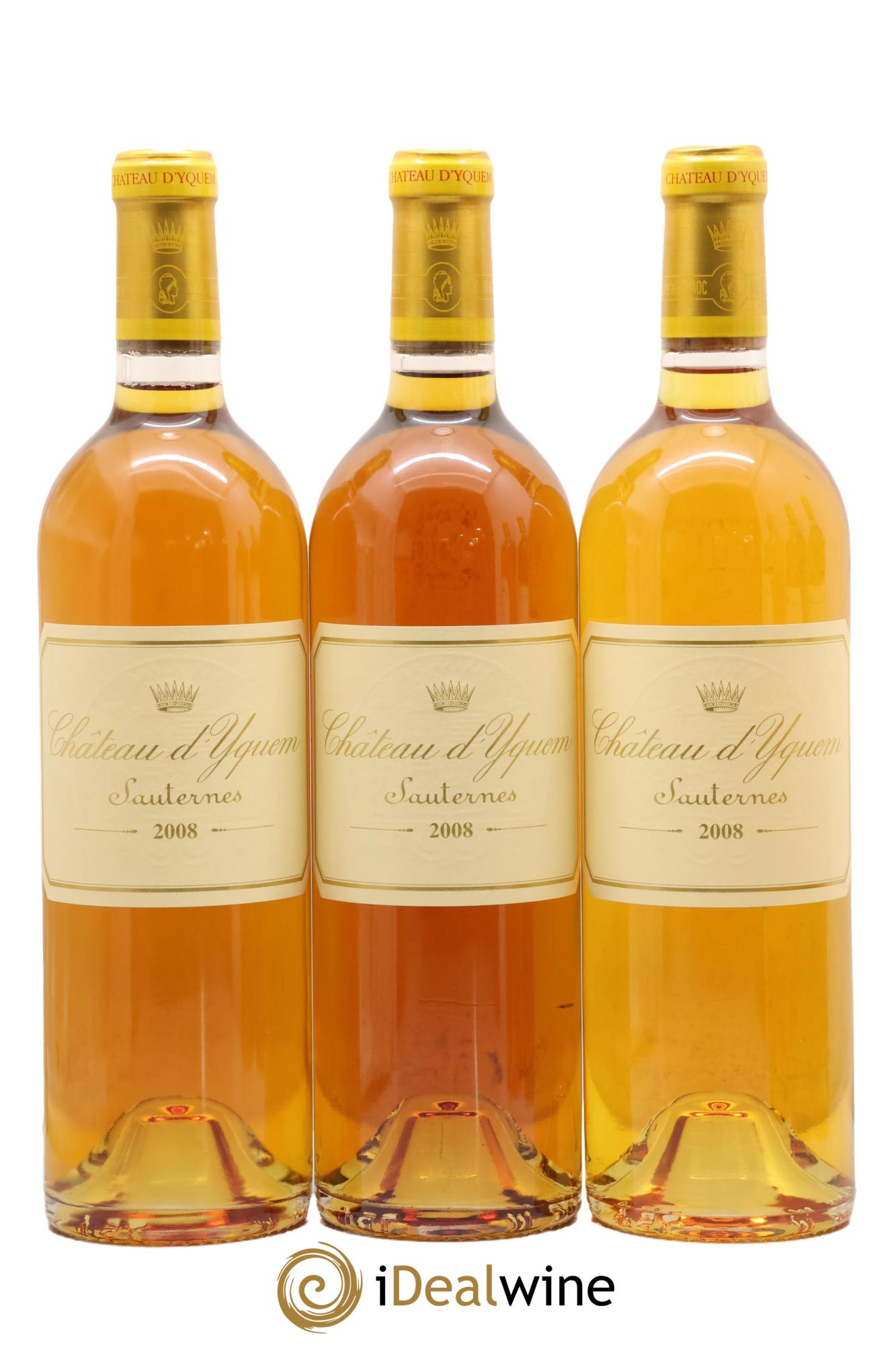 Château d' Yquem 1er Cru Classé Supérieur 2008 - Lot de 6 bouteilles - 1