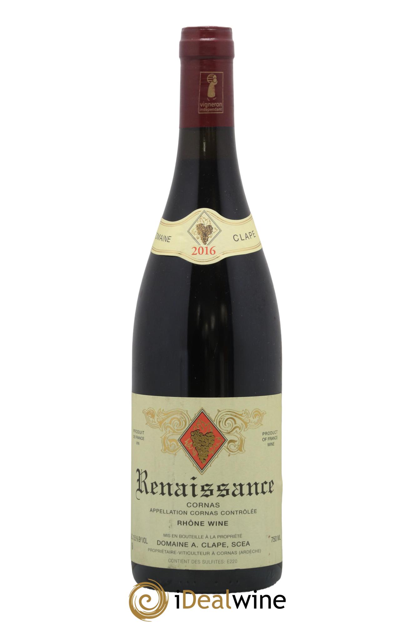 Cornas Renaissance Auguste Clape 2016 - Posten von 1 Flasche - 0