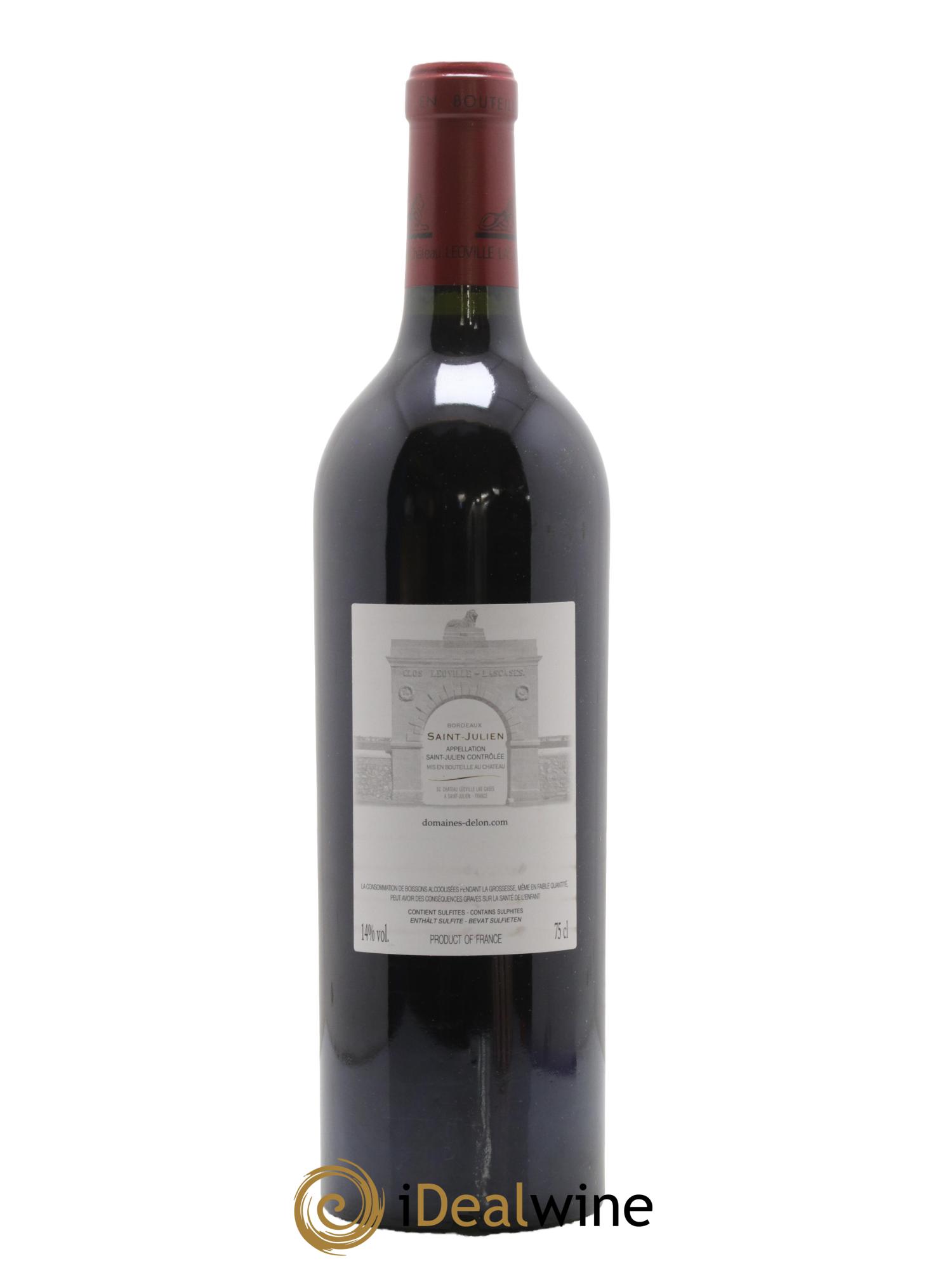 Château Léoville Las Cases 2ème Grand Cru Classé 2019 - Lot de 1 bouteille - 1