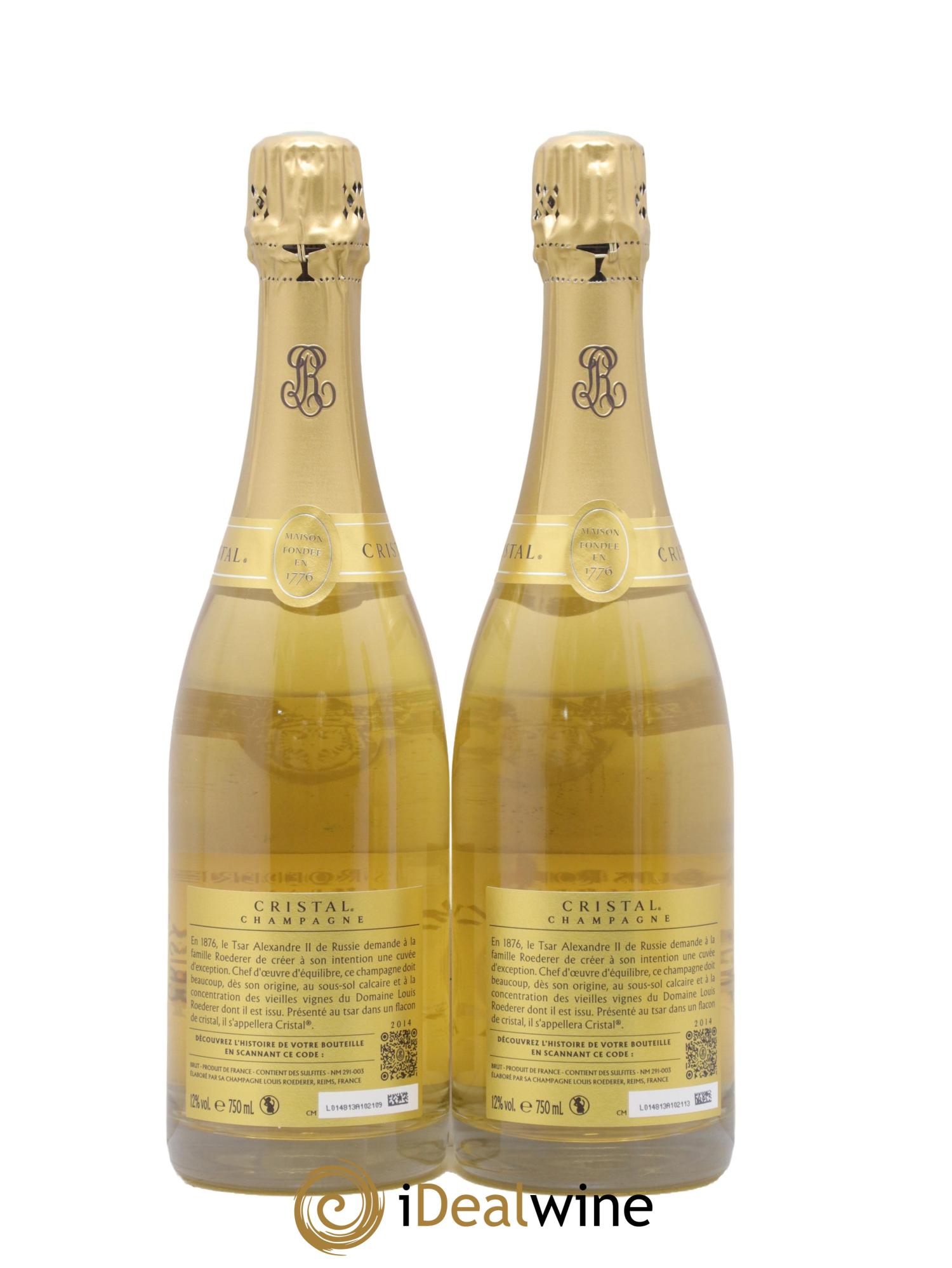 Cristal Louis Roederer 2014 - Posten von 2 Flaschen - 1