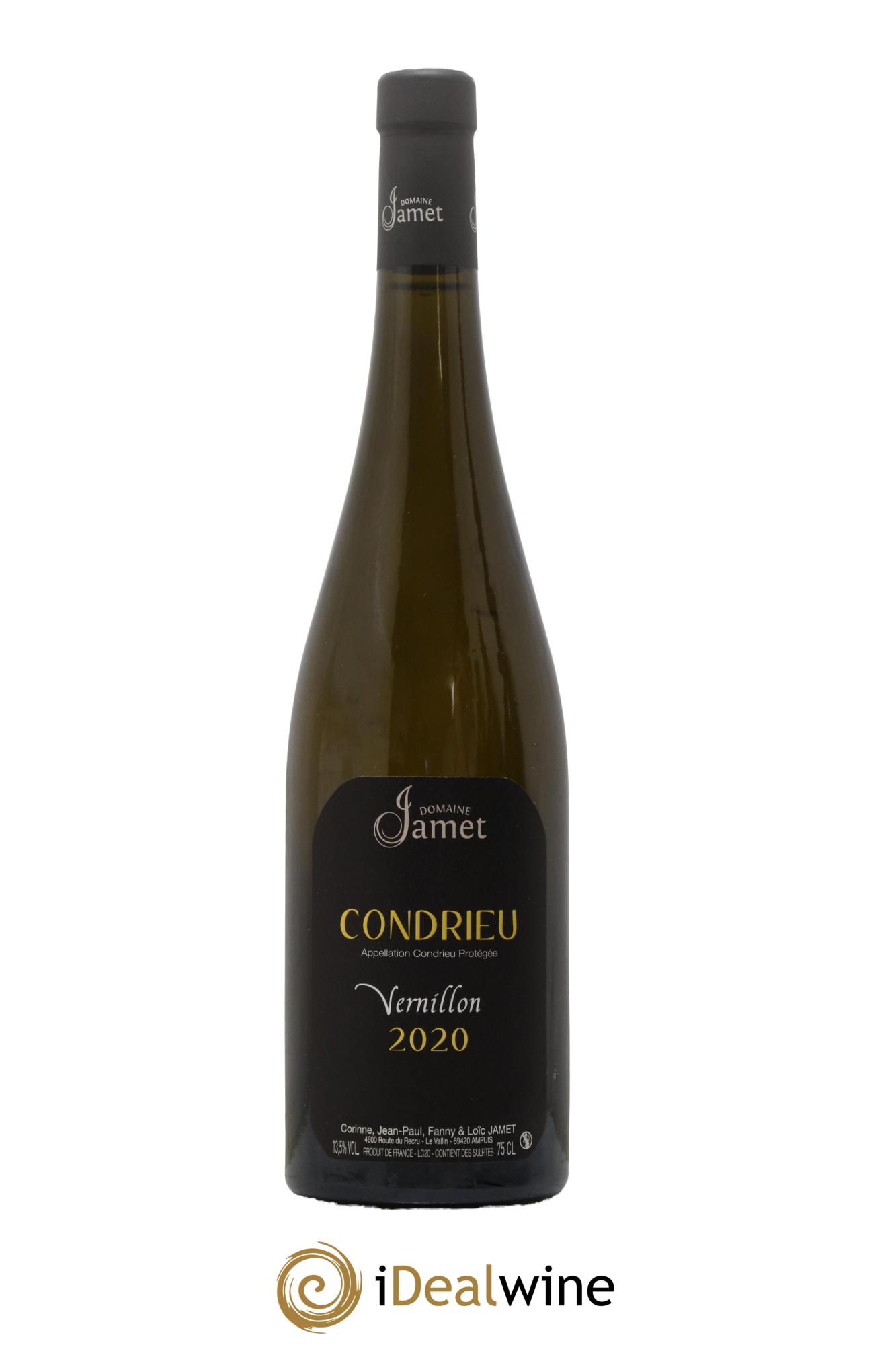Condrieu Vernillon Jamet (Domaine) 2020 - Lot de 1 bouteille - 0