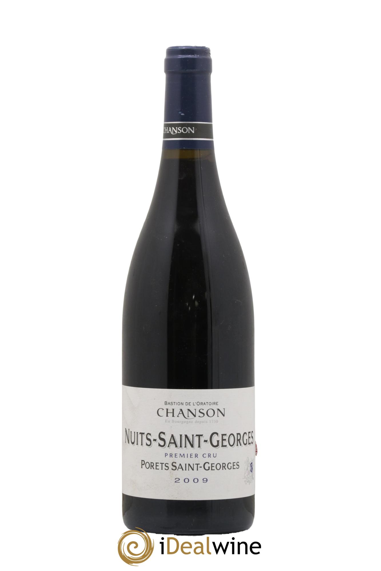 Nuits-Saint-Georges 1er Cru Les Porêts Saint-Georges Chanson 2009 - Lot de 1 bouteille - 0