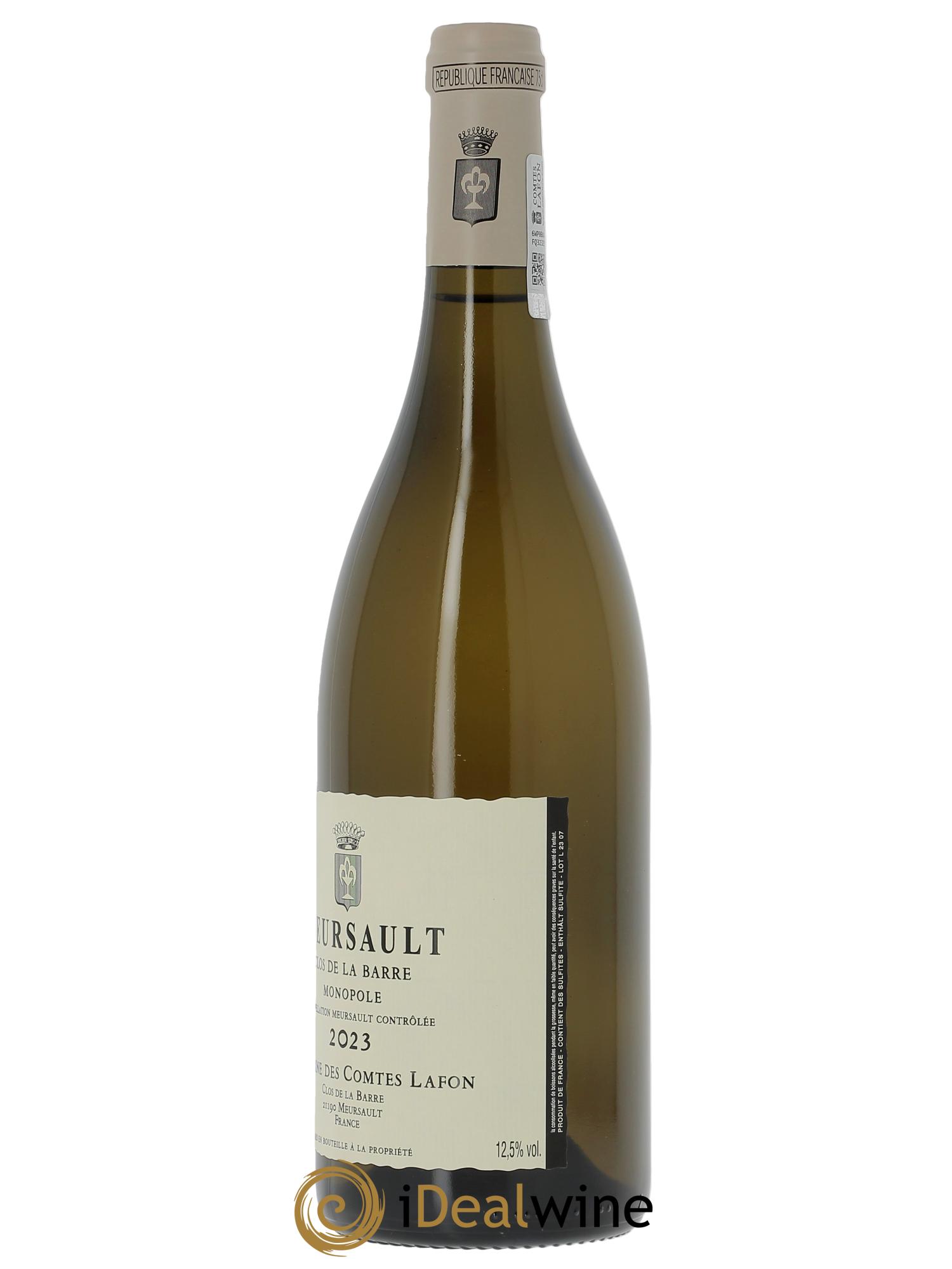 Meursault Clos de la Barre Comtes Lafon (Domaine des) 2023 - Posten von 1 Flasche - 1