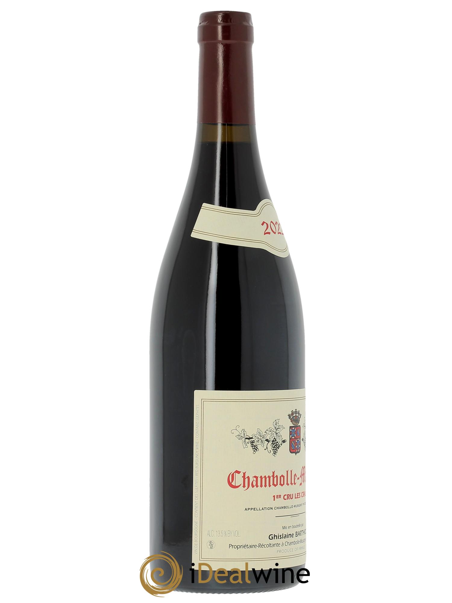 Chambolle-Musigny 1er Cru Les Cras Ghislaine Barthod 2022 - Lot de 1 bouteille - 2