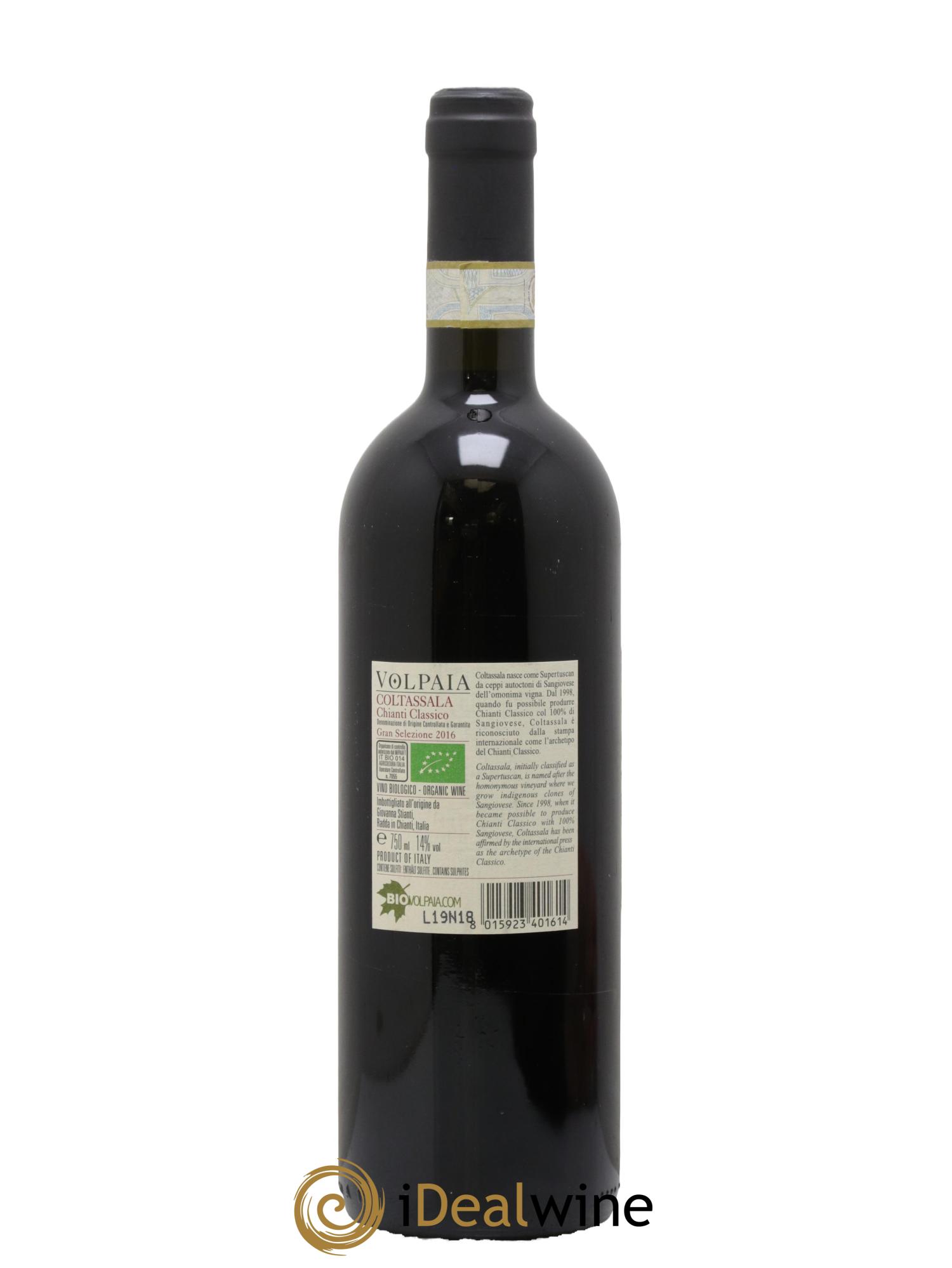 Chianti Classico DOCG Gran Selezione Coltassala Volpaia 2016 - Lot of 1 bottle - 1