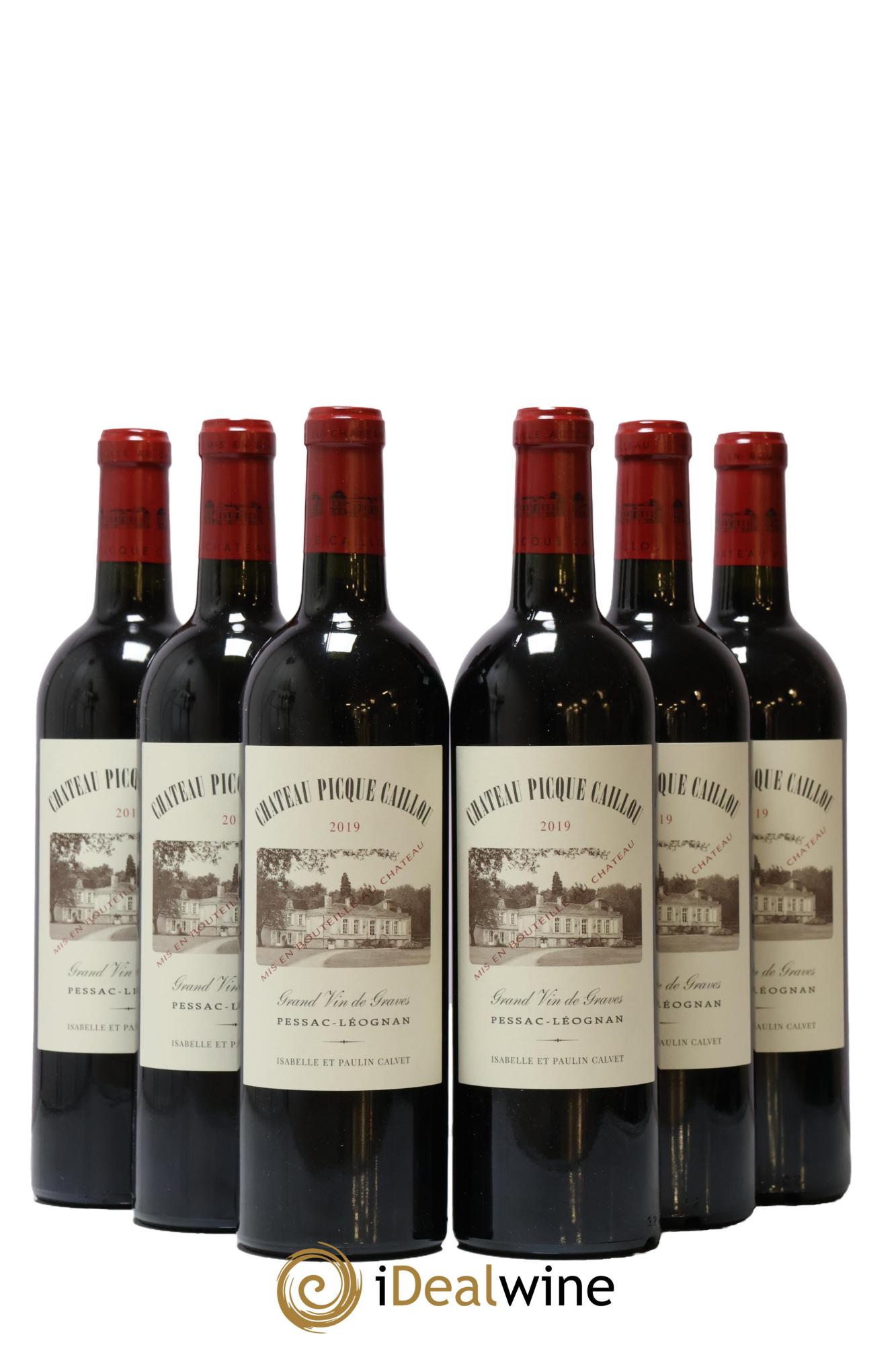 Château Picque Caillou  2019 - Lot of 6 bottles - 0