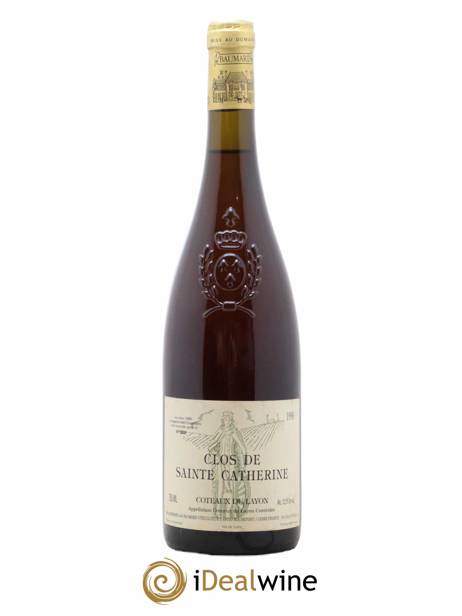 Coteaux du Layon Clos de Sainte Catherine Baumard (Domaine des) 1998 - Lot of 1 bottle - 0