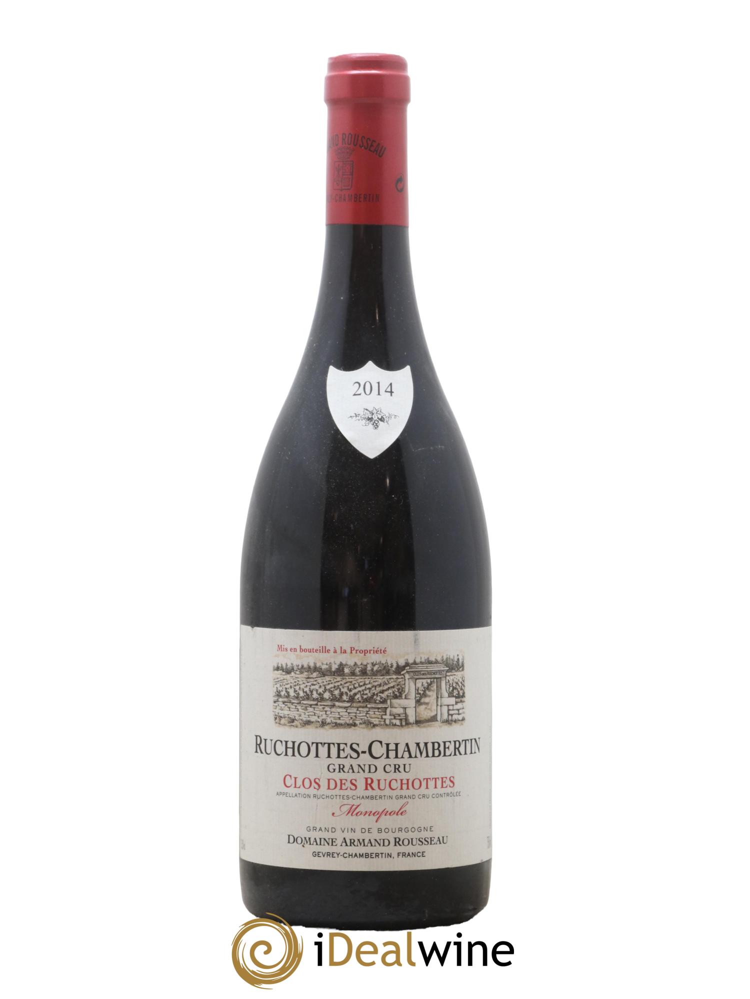 Ruchottes-Chambertin Grand Cru Clos des Ruchottes Armand Rousseau (Domaine) 2014 - Lot of 1 bottle - 0