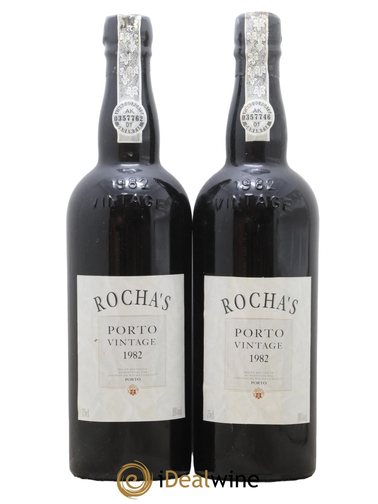 Porto Rocha's 1982 - Lot of 2 bottles - 0
