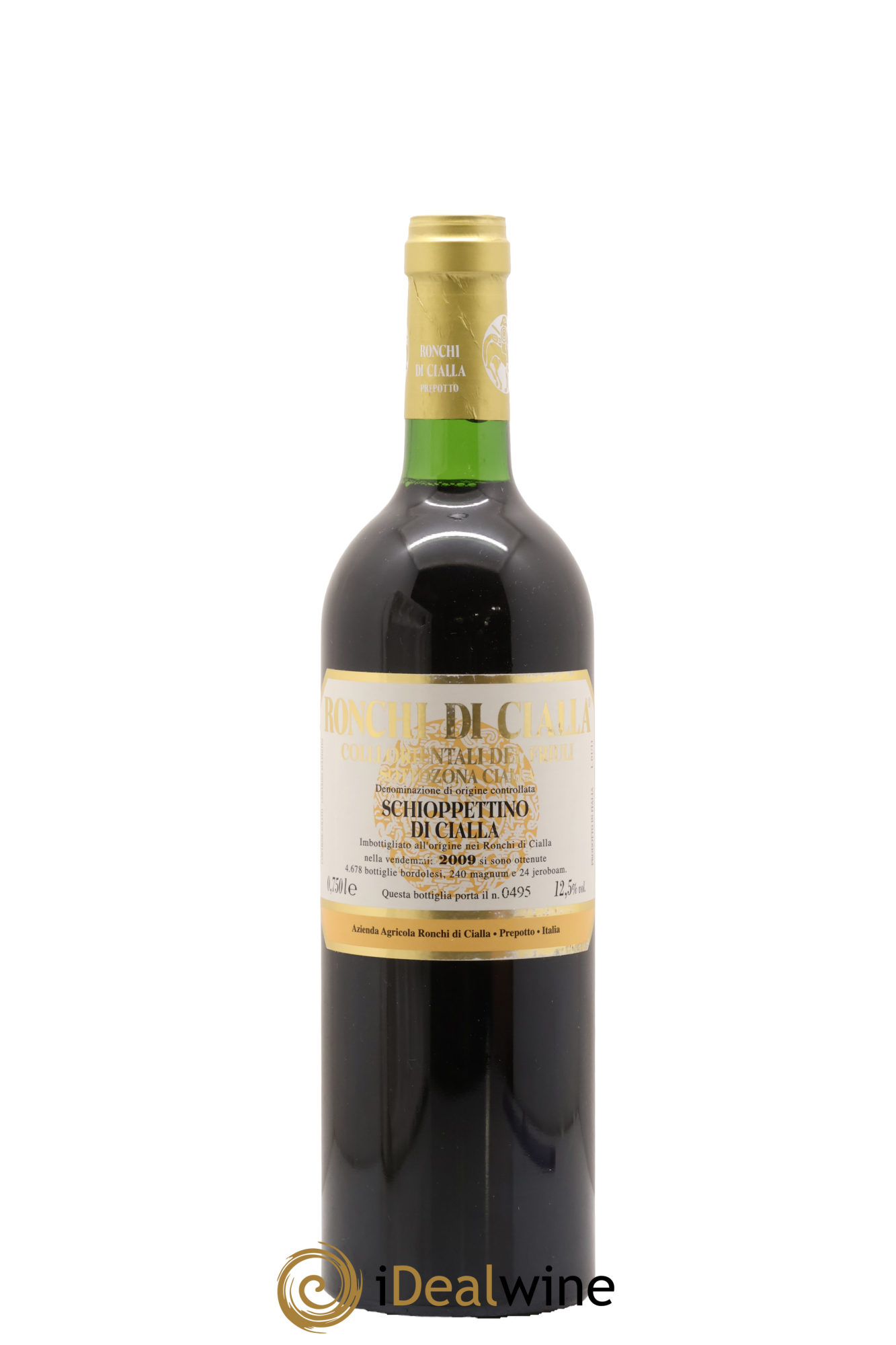 Frioul Colli Orientali del Friuli IGT Schioppettino di Cialla Azienda Agricola Ronchi di Cialla 2009 - Lot of 1 bottle - 0