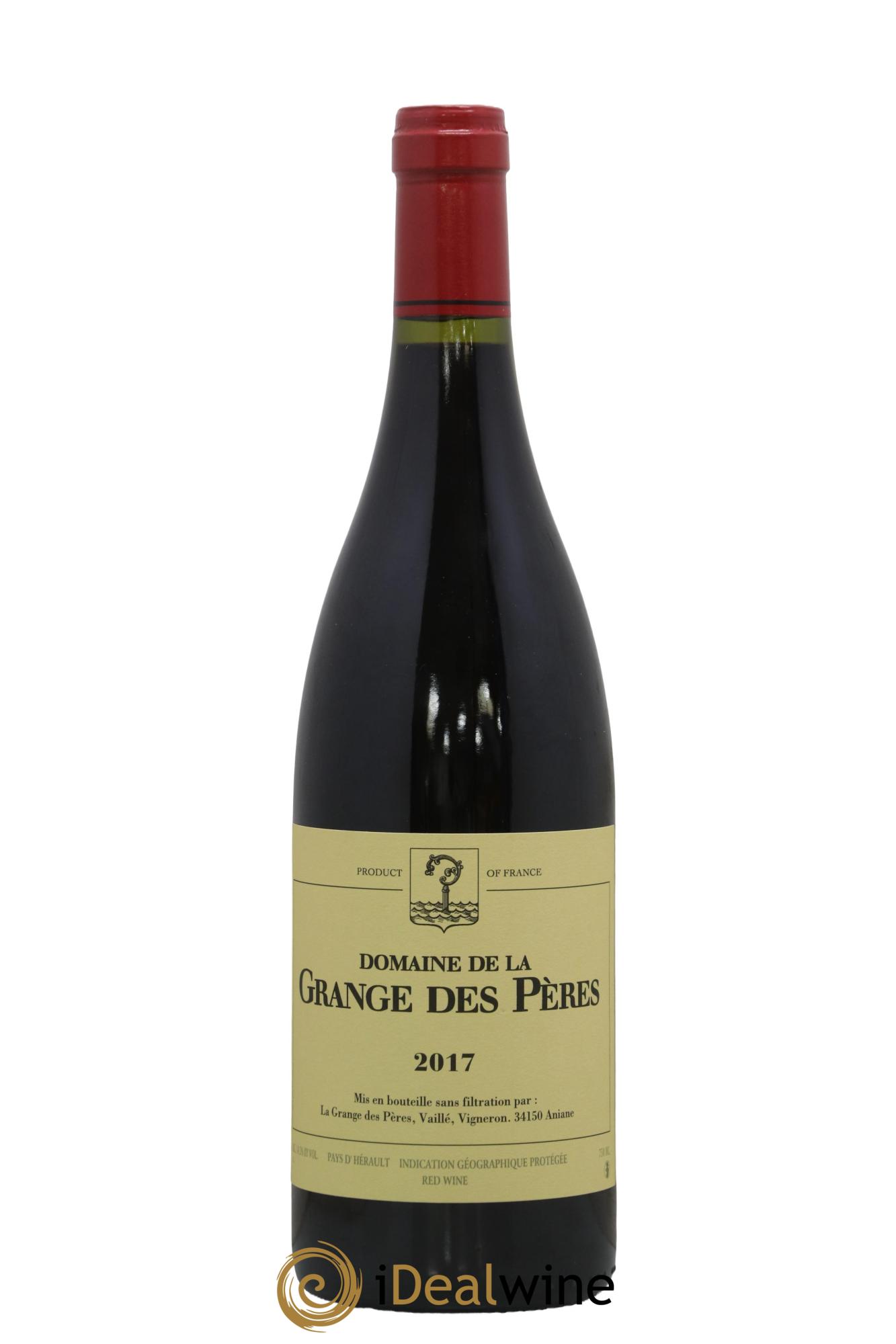 IGP Pays d'Hérault Grange des Pères Laurent Vaillé 2017 - Lot of 1 bottle - 0