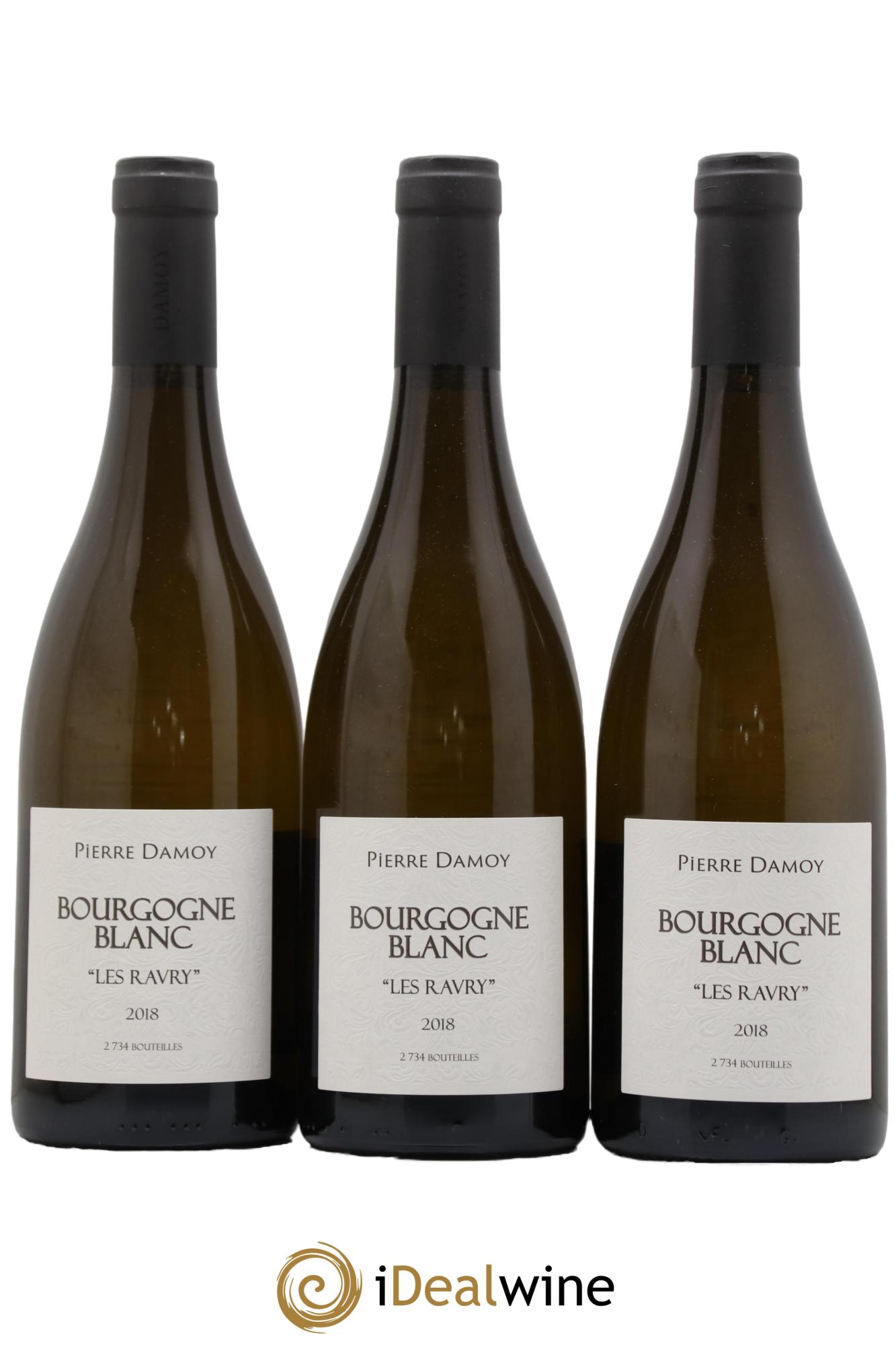 Bourgogne Les Ravry Domaine Pierre Damoy 2018 - Lot de 3 bouteilles - 0