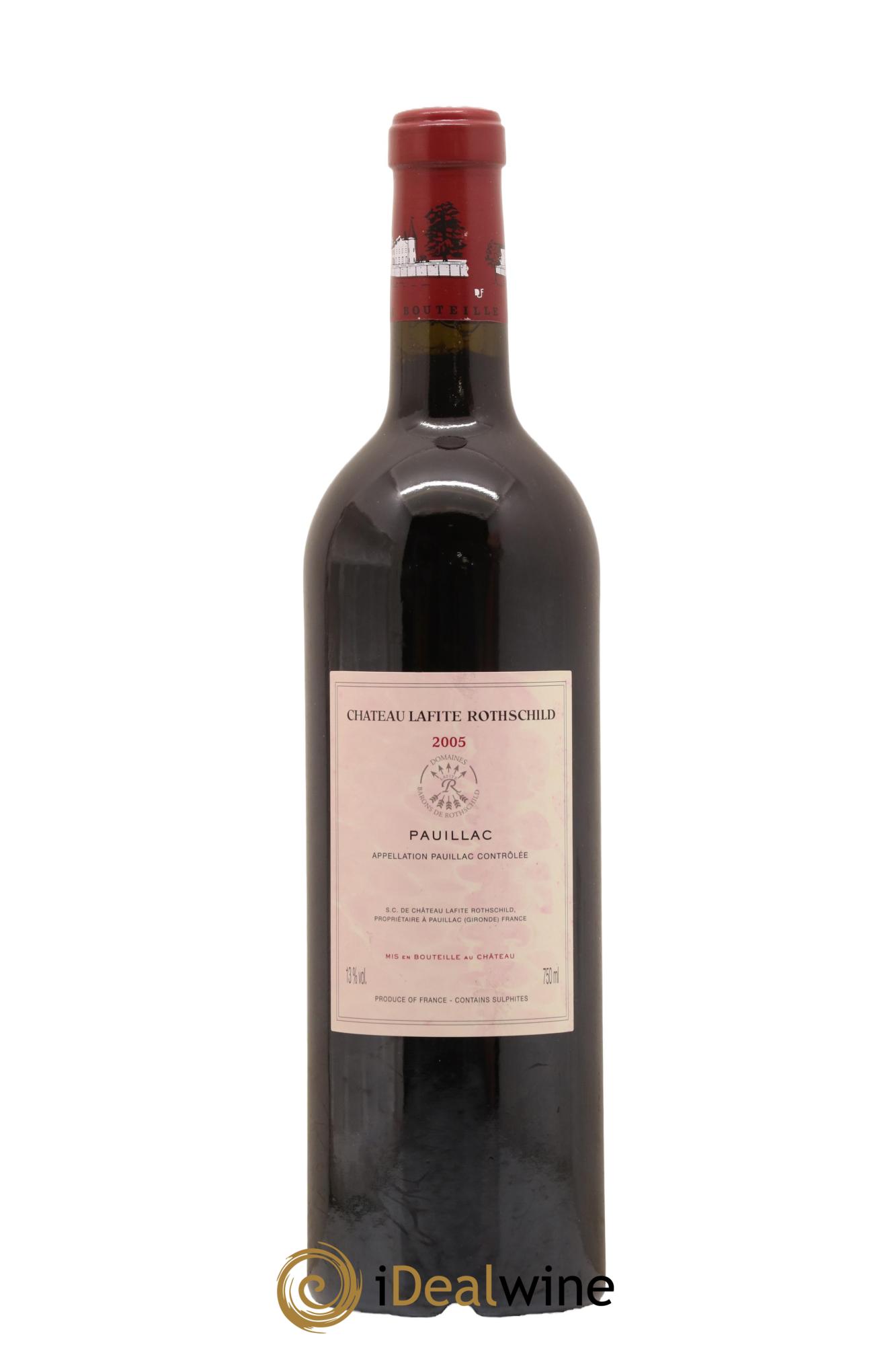 Château Lafite Rothschild 1er Grand Cru Classé 2005 - Lot de 1 bouteille - 1