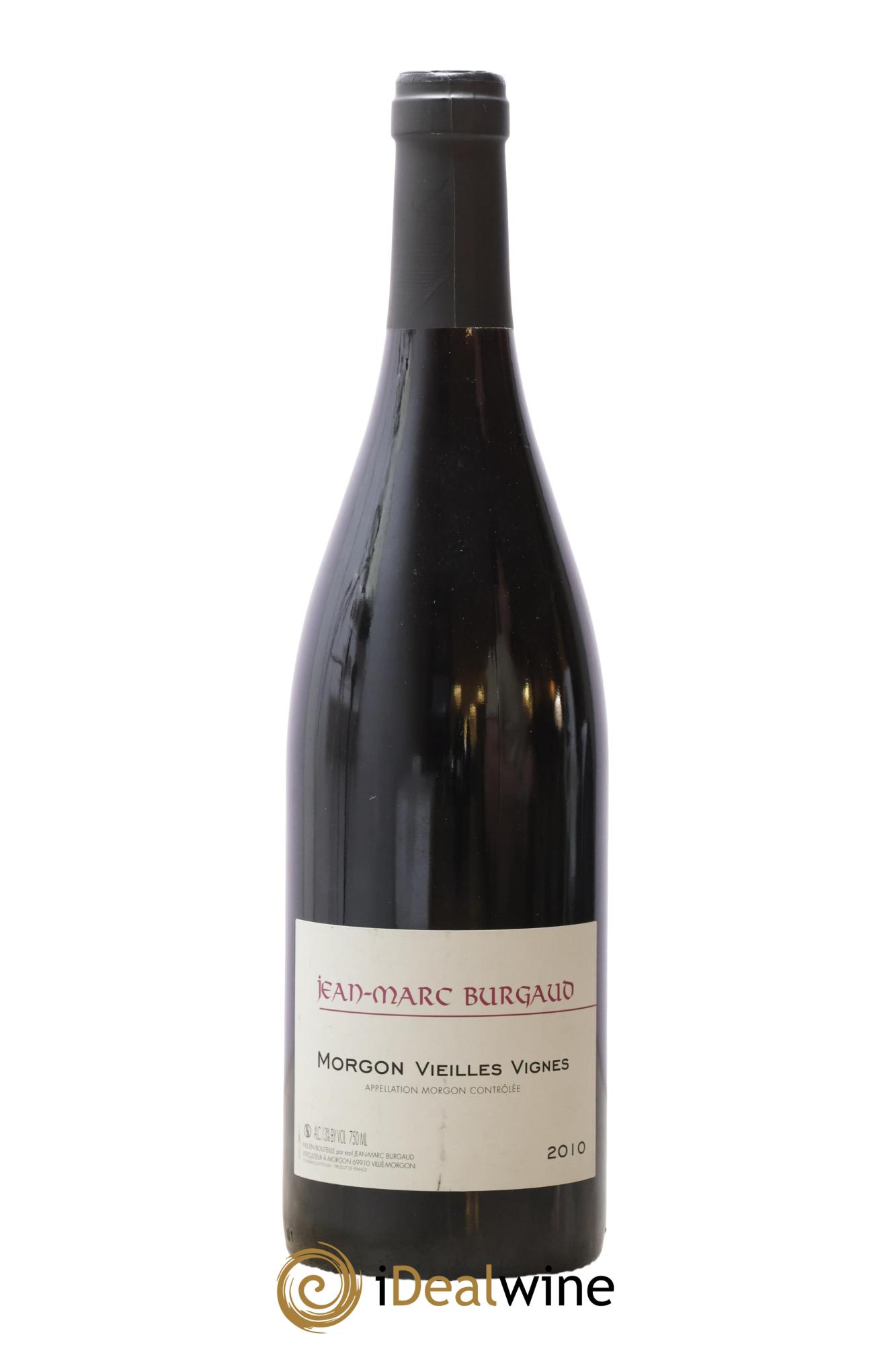 Morgon Vieilles Vignes Jean-Marc Burgaud 2010 - Posten von 1 Flasche - 0