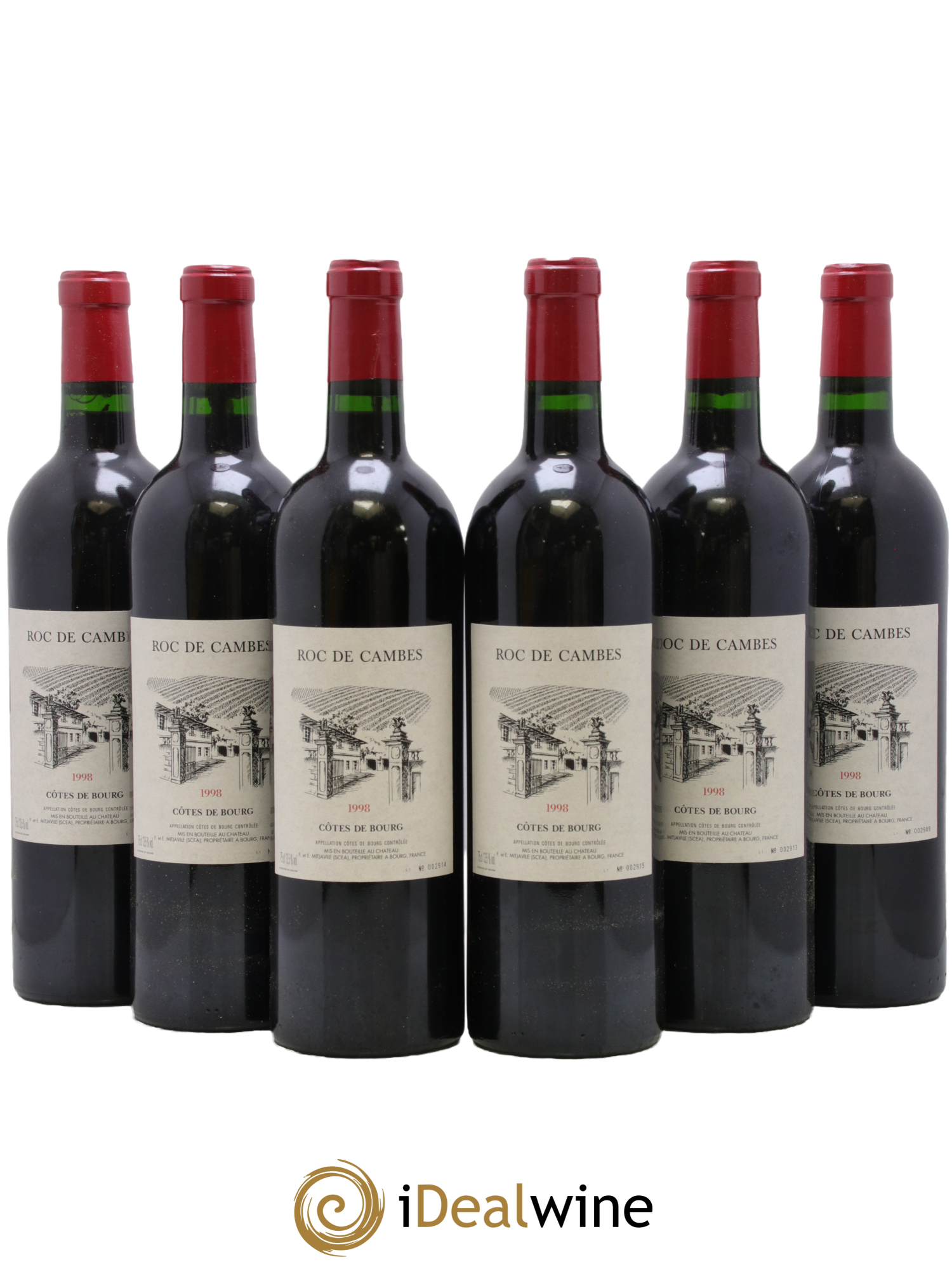 Roc de Cambes 1998 - Posten von 6 Flaschen - 0