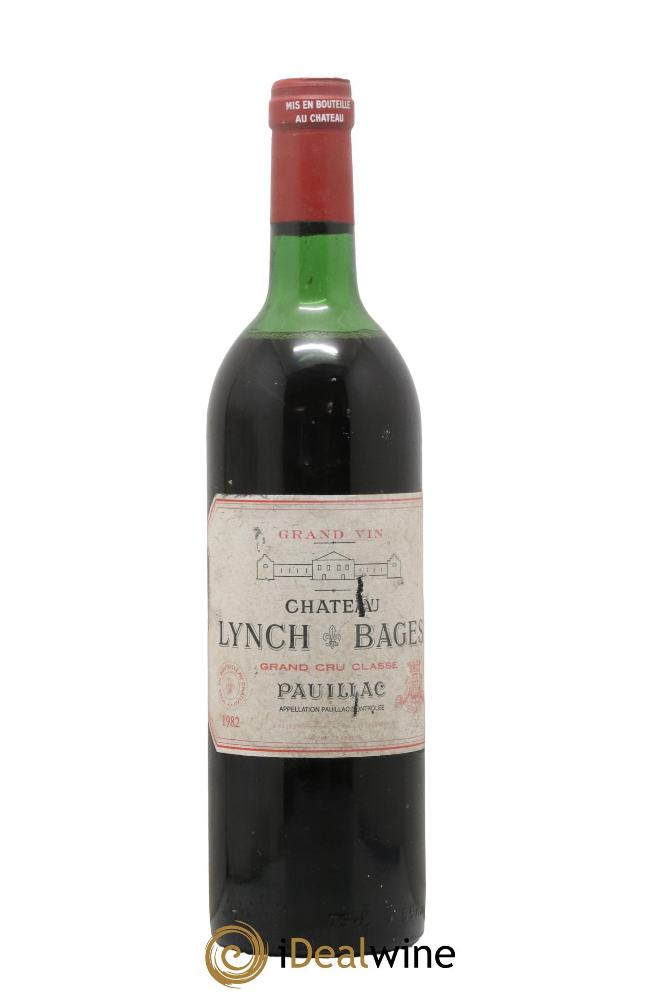 Château Lynch Bages 5ème Grand Cru Classé 1982 - Lot de 1 bouteille - 0