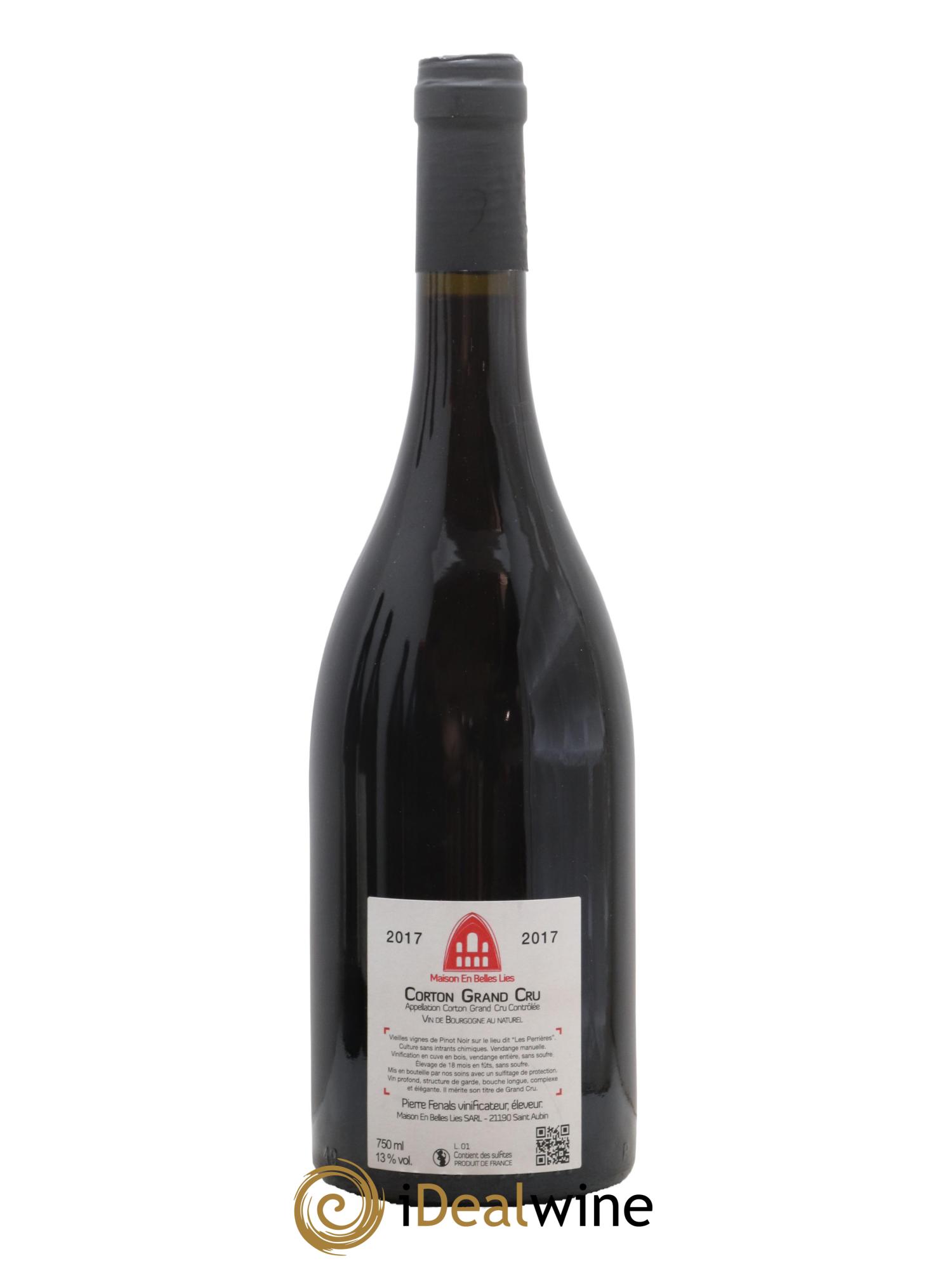 Corton Grand Cru Les Perrières Maison En Belles Lies 2017 - Lot de 1 bouteille - 1