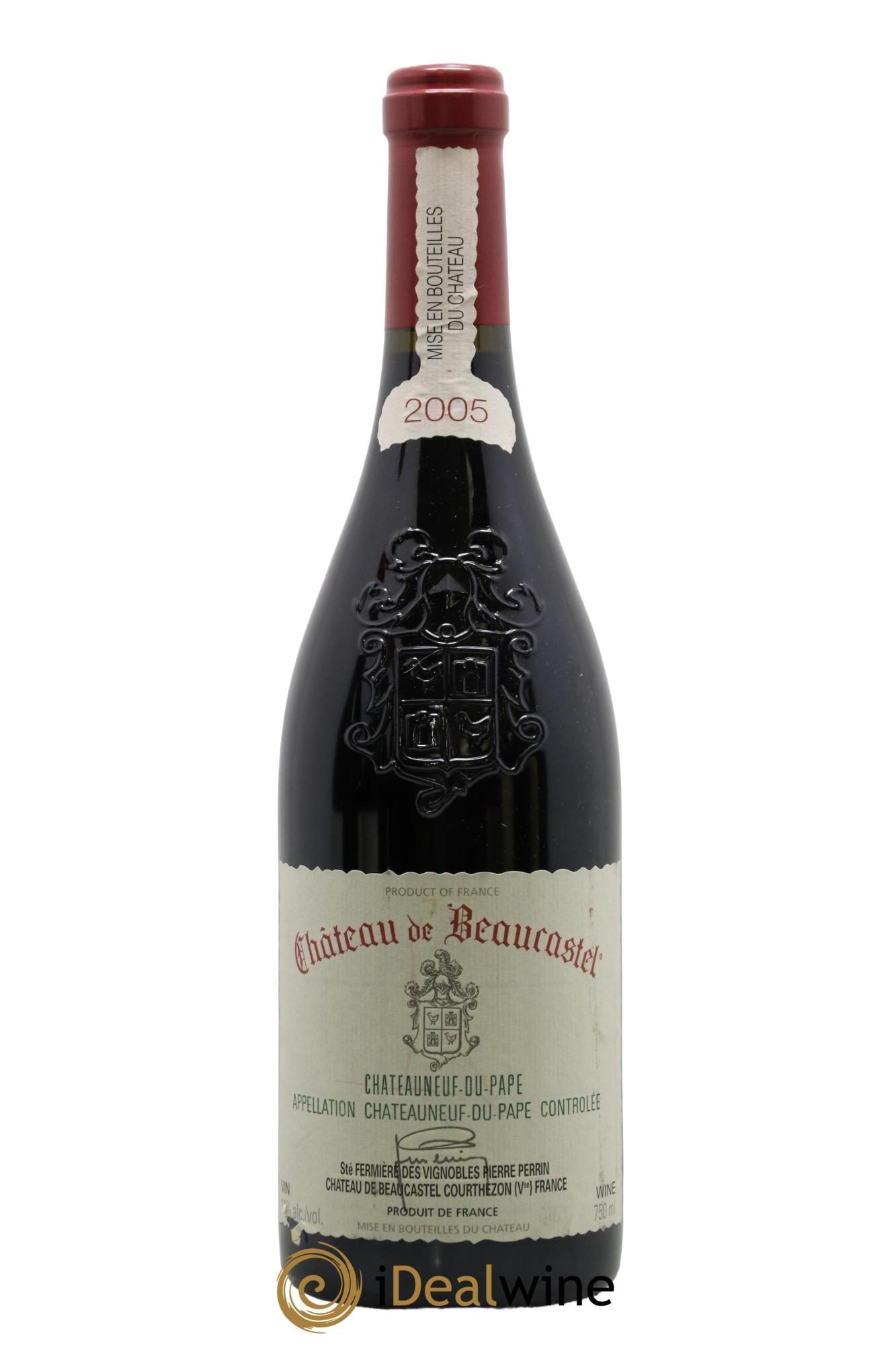 Châteauneuf-du-Pape Château de Beaucastel Famille Perrin 2005 - Lot of 1 bottle - 0