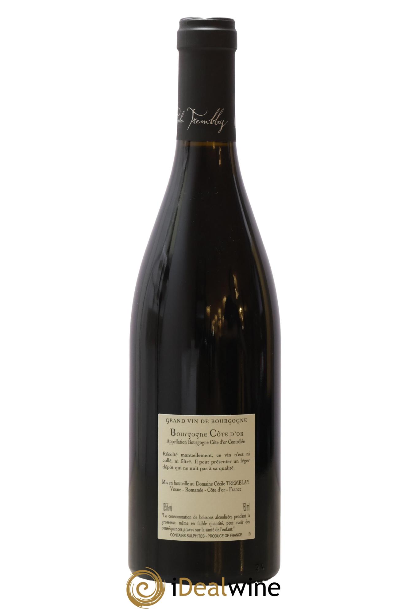 Bourgogne Côte-d'Or Cécile Tremblay 2022 - Lot of 1 bottle - 1
