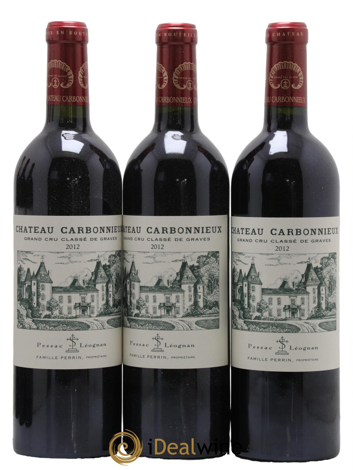 Château Carbonnieux Cru Classé de Graves 2012 - Lot de 12 bouteilles - 2