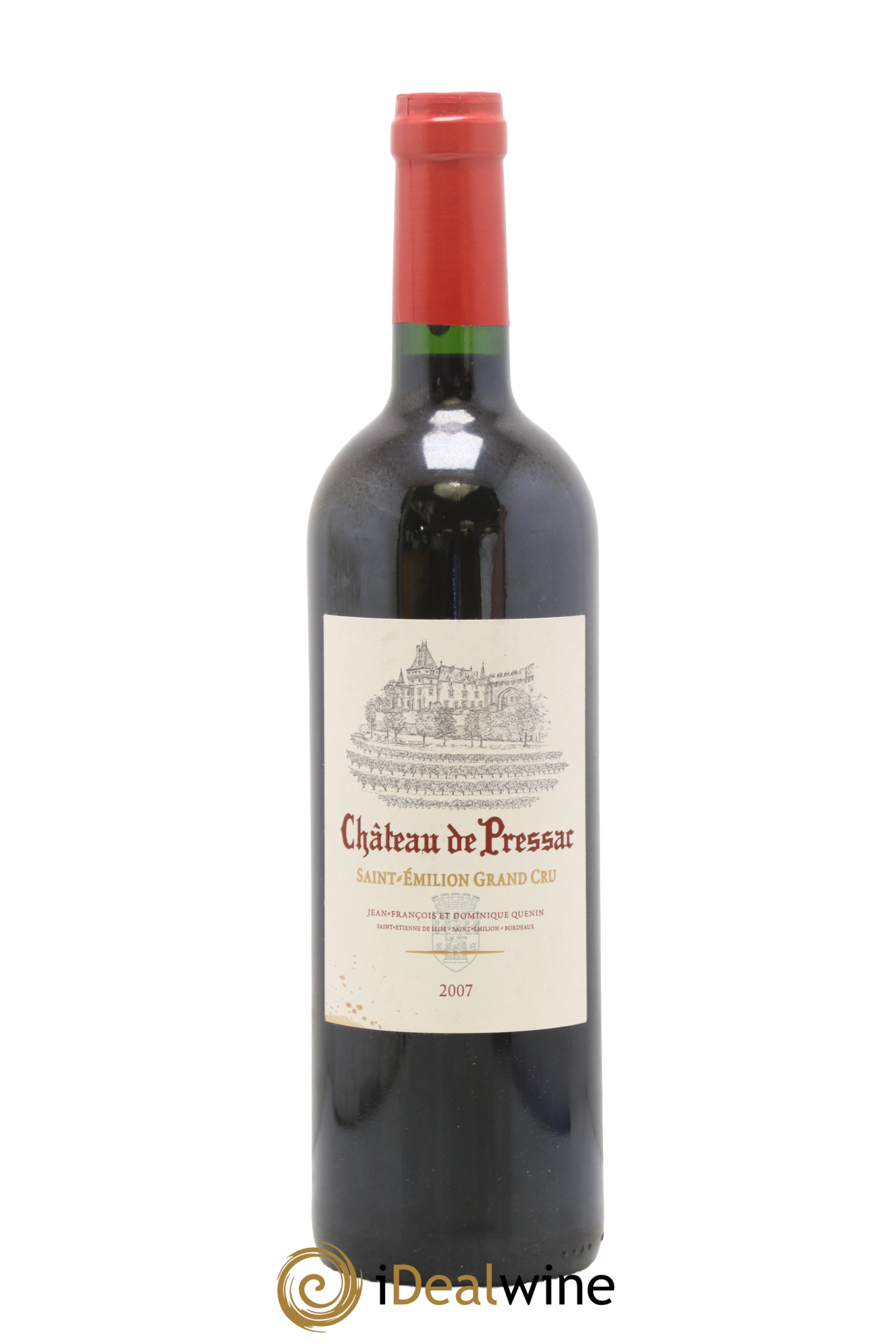 Château de Pressac Grand Cru Classé 2007 - Lot of 1 bottle - 0