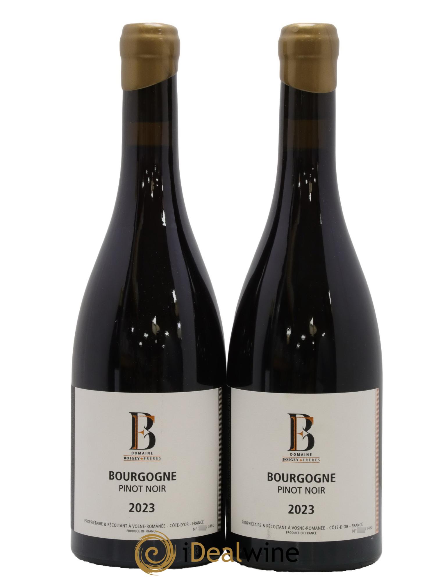 Bourgogne Pinot Noir Boigey Frères 2023 - Lot de 2 bouteilles - 0