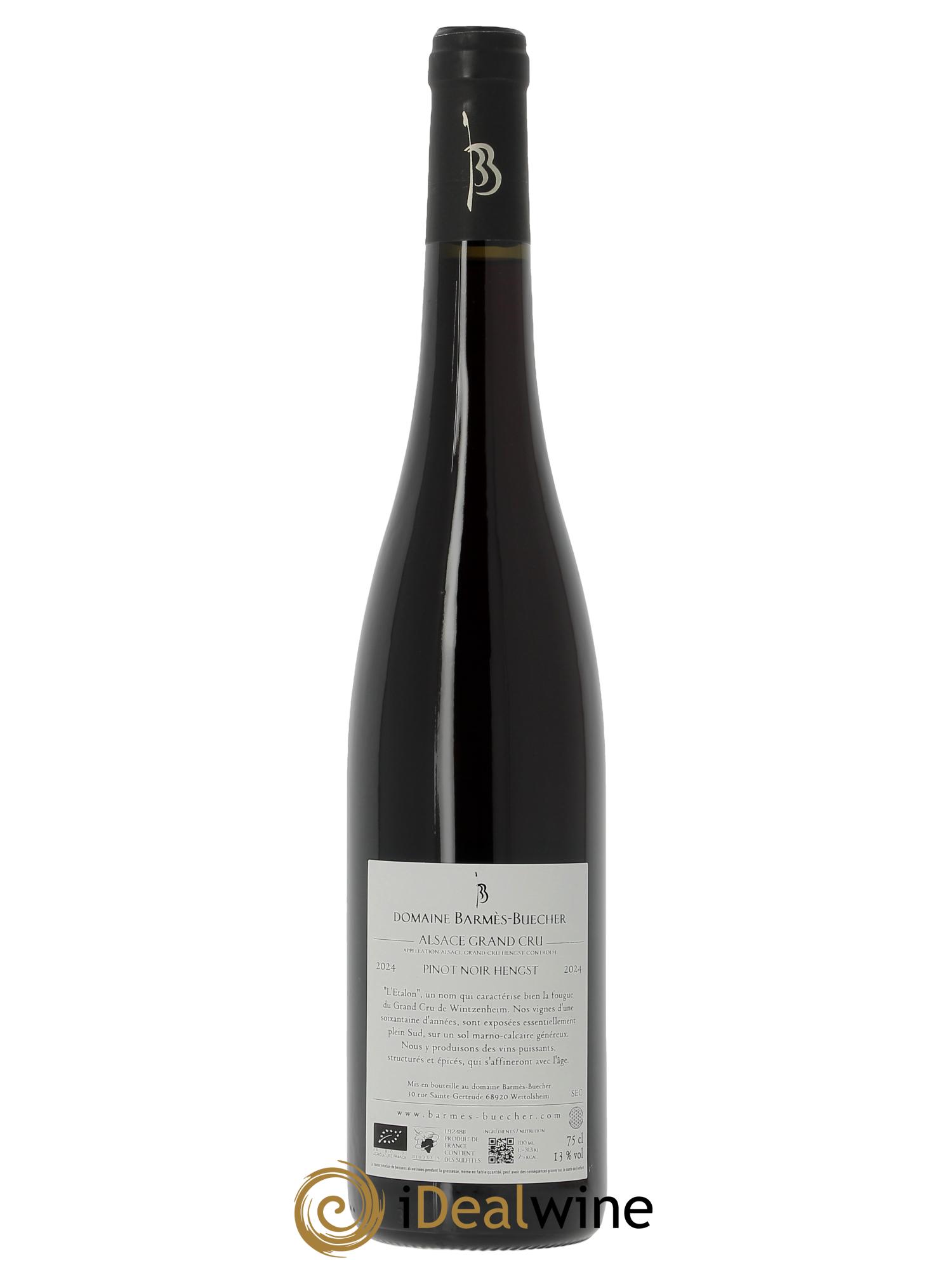 Alsace Pinot Noir Grand Cru Hengst Barmes-Buecher  2024 - Lotto di 1 bottiglia - 1