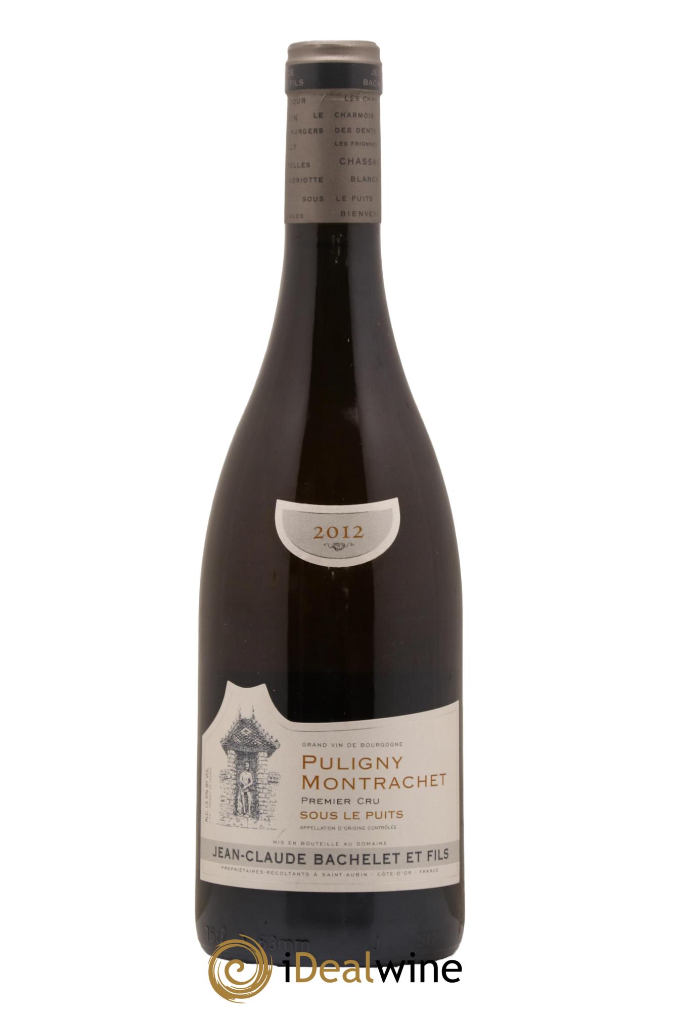 Puligny-Montrachet 1er Cru Sous le Puits Jean-Claude Bachelet (Domaine) 2012 - Lot de 1 bouteille - 0