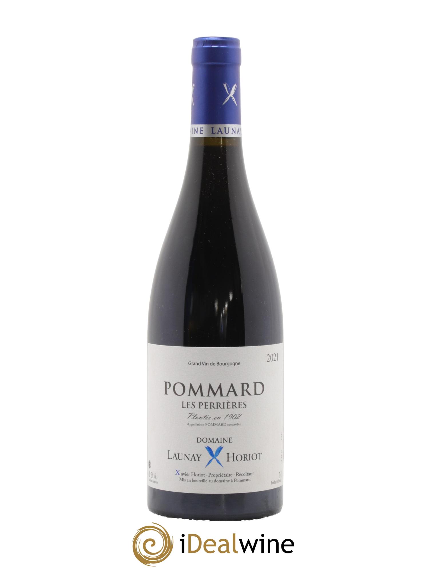 Pommard Les Perrières Domaine Launay Horiot 2021 - Lot de 1 bouteille - 0