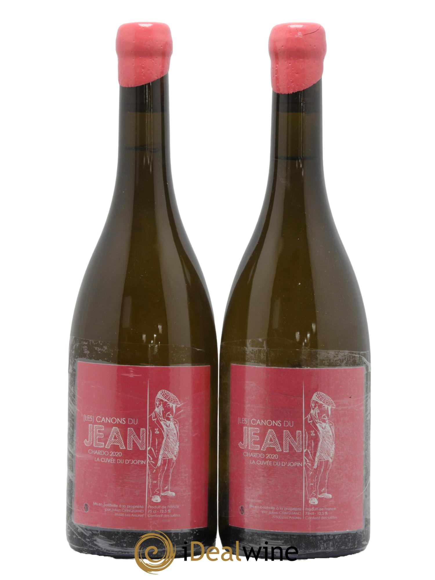 Vin de France Chardo La Cuvée du d'Jopin Les Canons du Jean 2020 - Lot de 2 bouteilles - 0