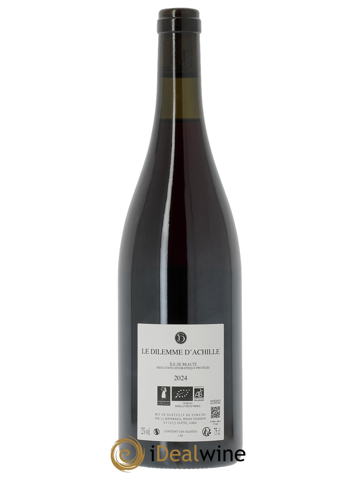 Vin de France Dilemme d'Achille Santamaria  2024 - Posten von 1 Flasche - 1