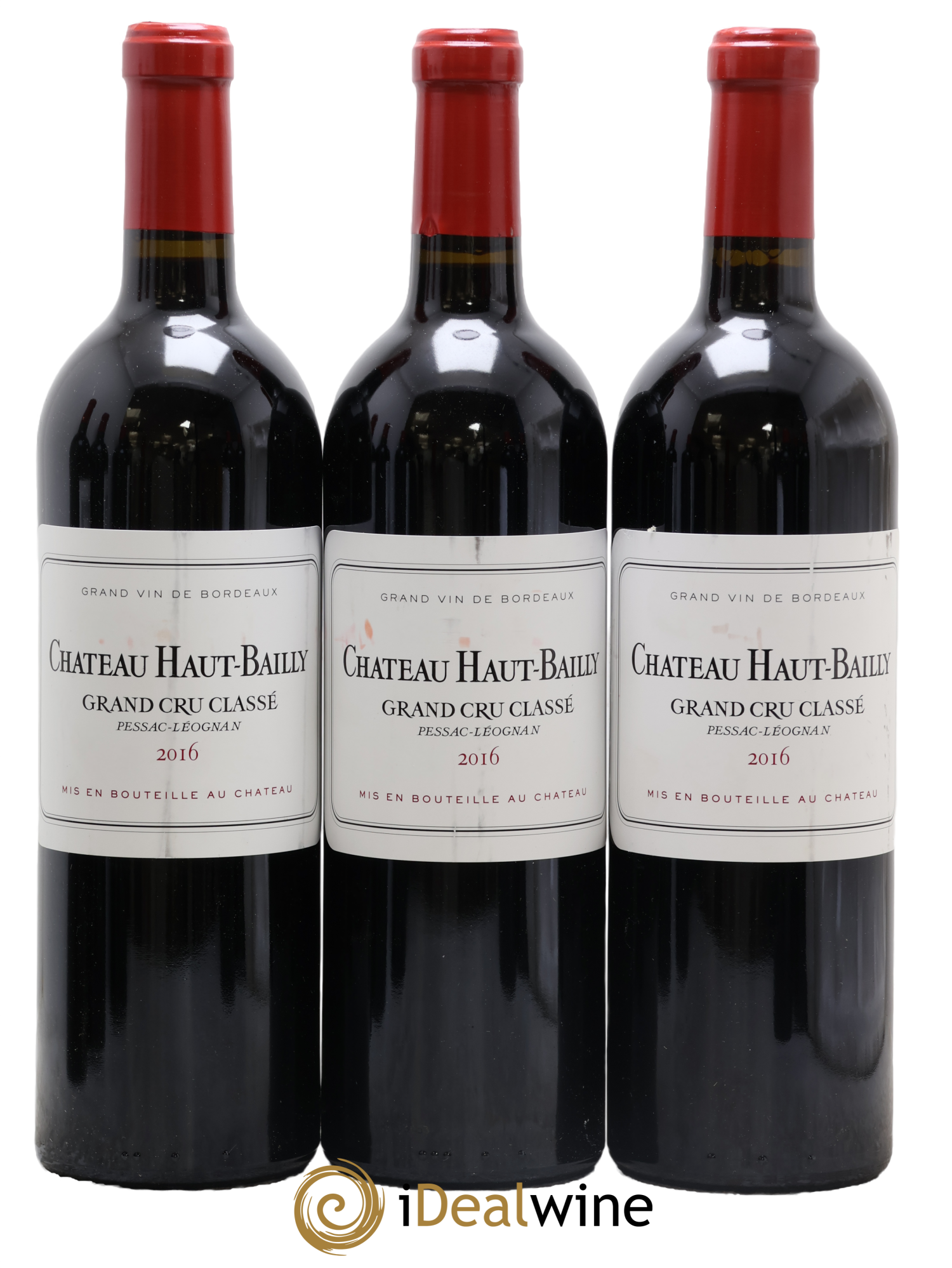 Château Haut-Bailly Cru Classé de Graves 2016 - Posten von 3 Flaschen - 0