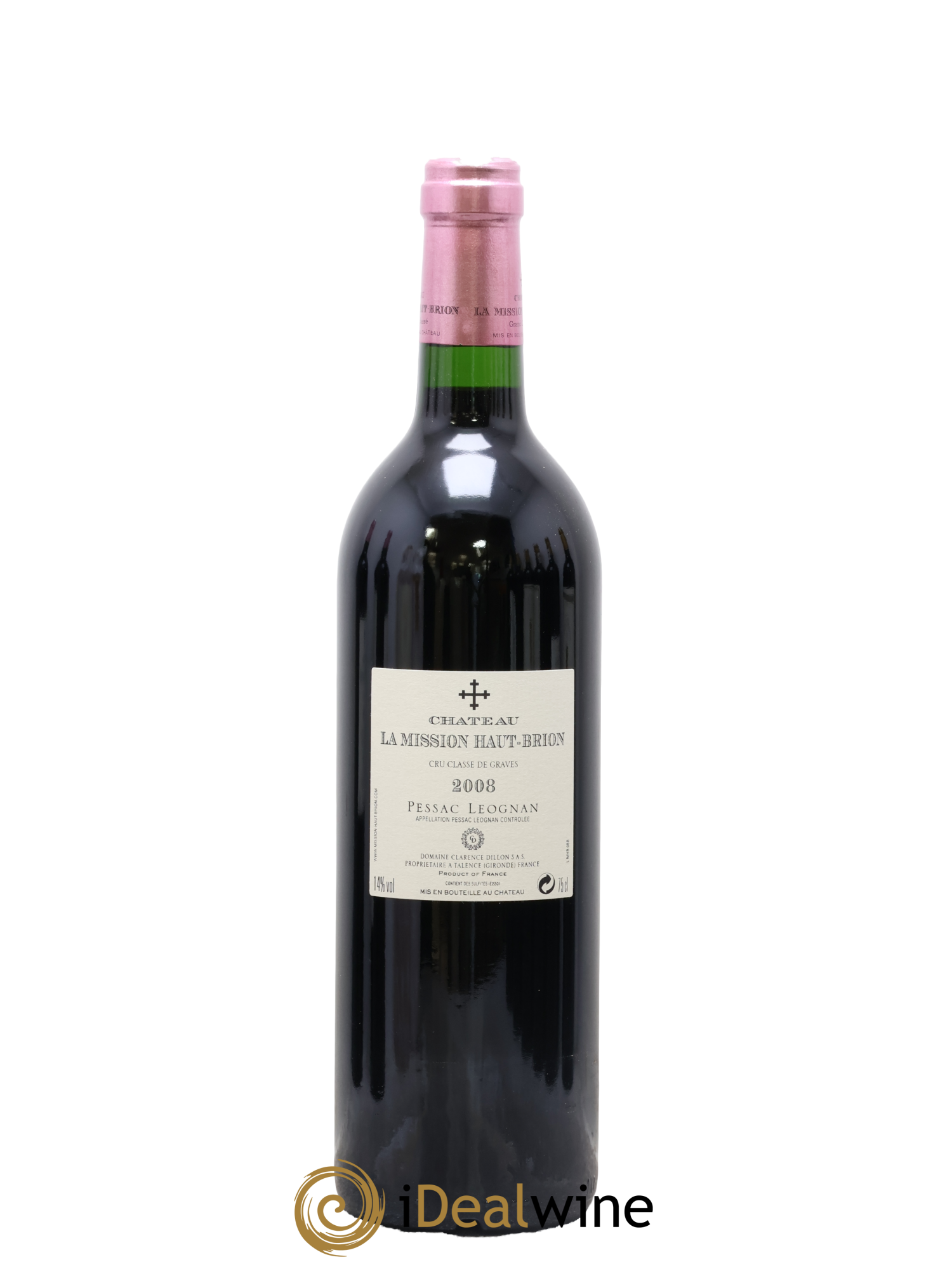 Château la Mission Haut-Brion Cru Classé de Graves 2008 - Lot de 1 bouteille - 1