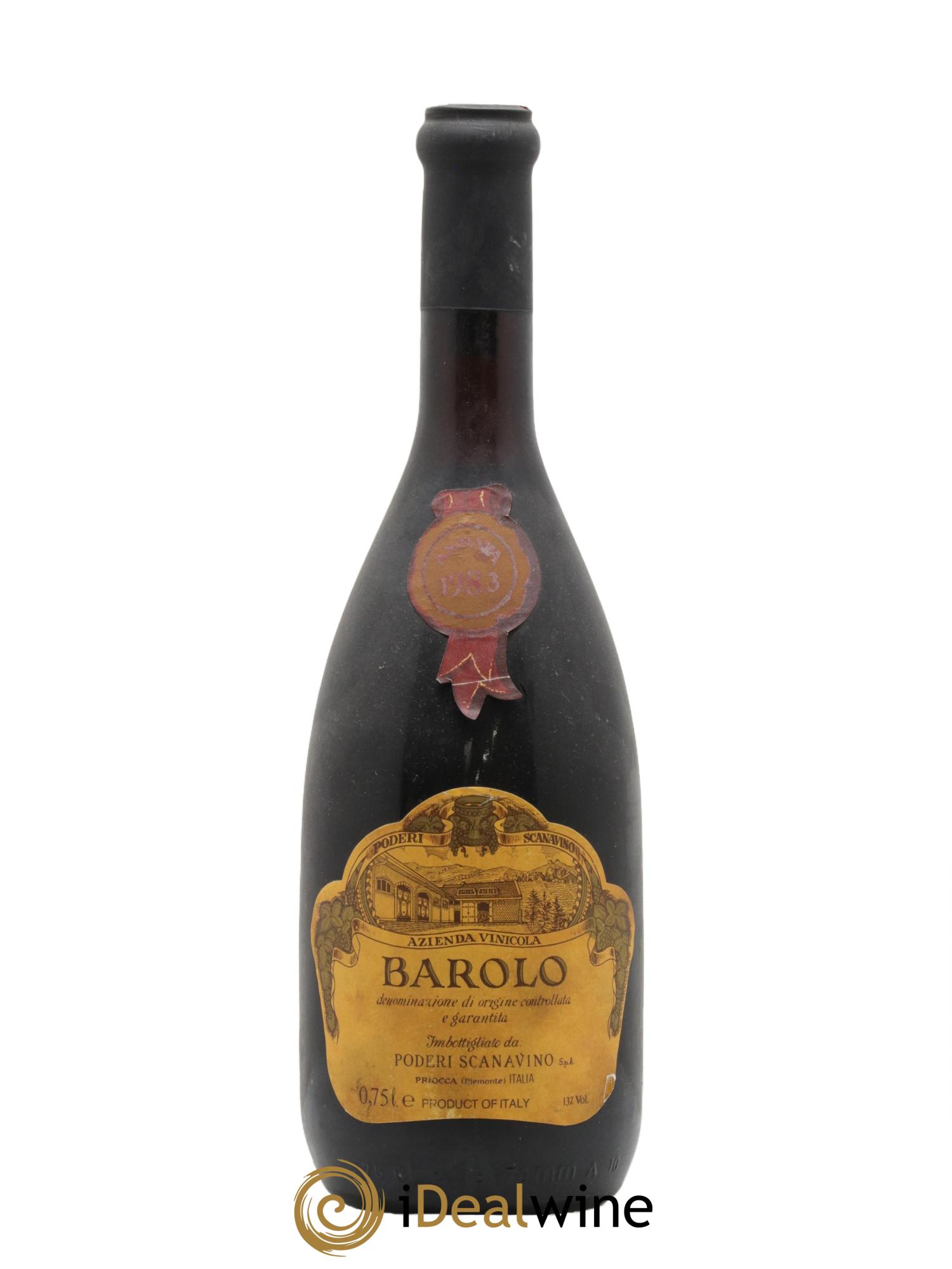 Barolo Giovanni Scanavino 1983 - Lot de 1 bouteille - 0