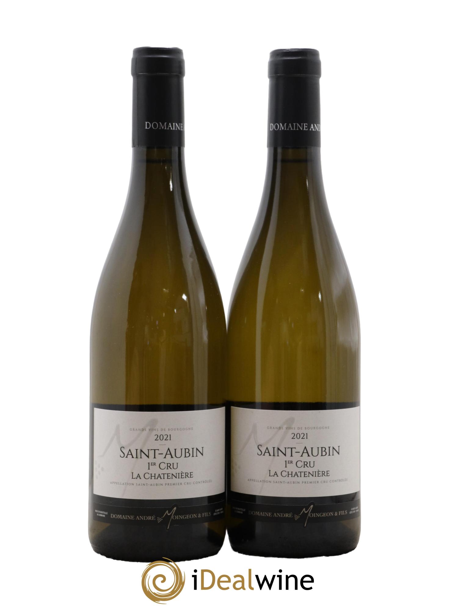 Saint-Aubin 1er Cru La Chatenière Domaine Moingeon 2021 - Lot de 2 bouteilles - 0