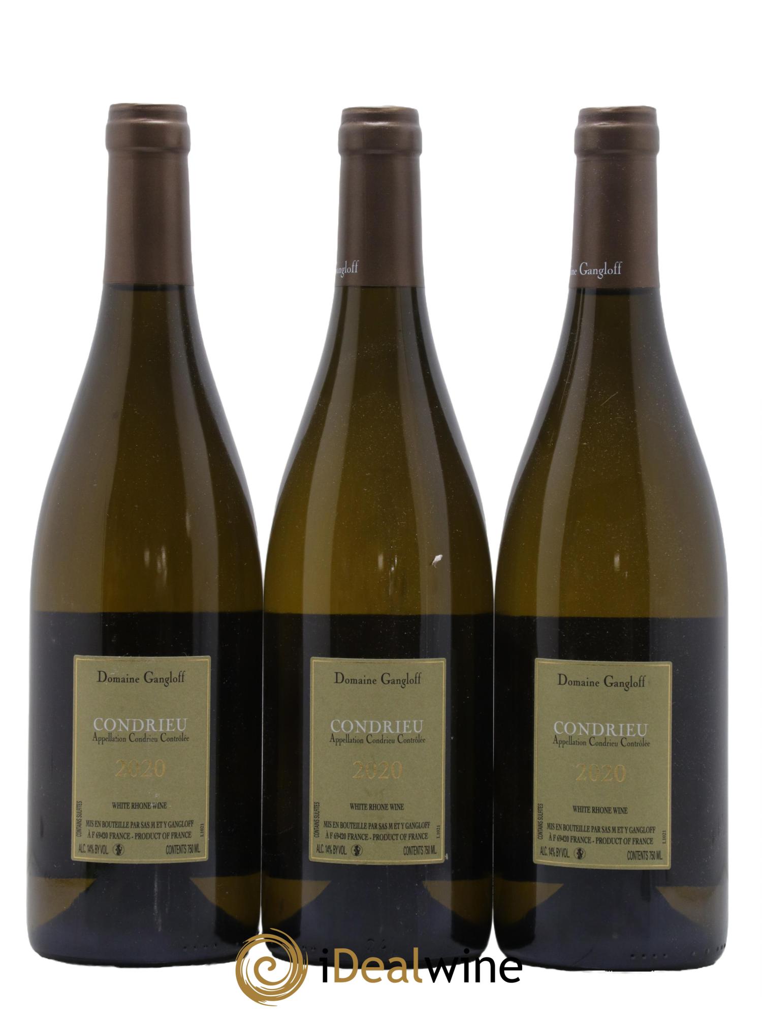 Condrieu Domaine Gangloff (Domaine) 2020 - Lot de 3 bouteilles - 1