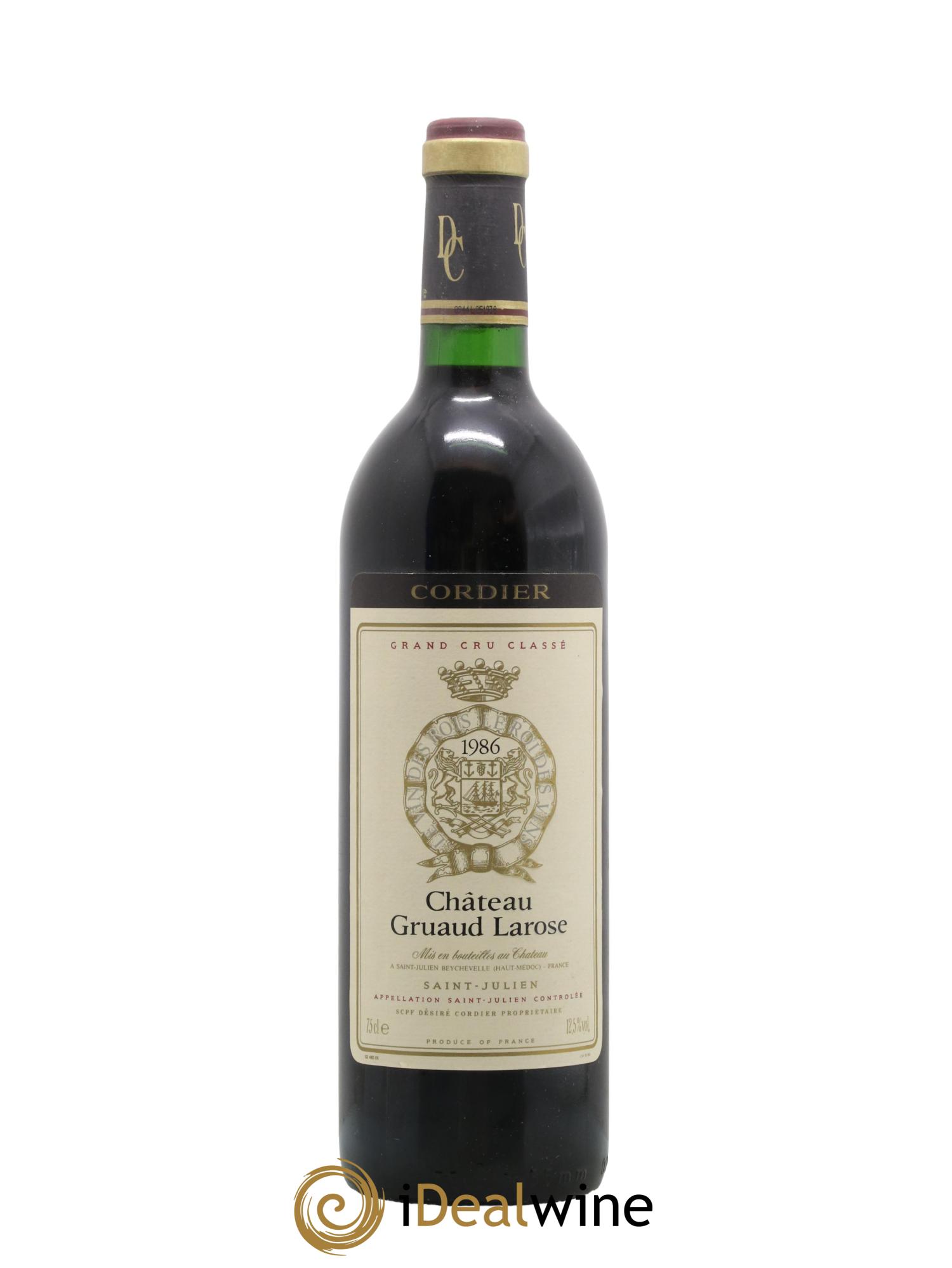 Château Gruaud Larose 2ème Grand Cru Classé 1986 - Lot de 1 bouteille - 0