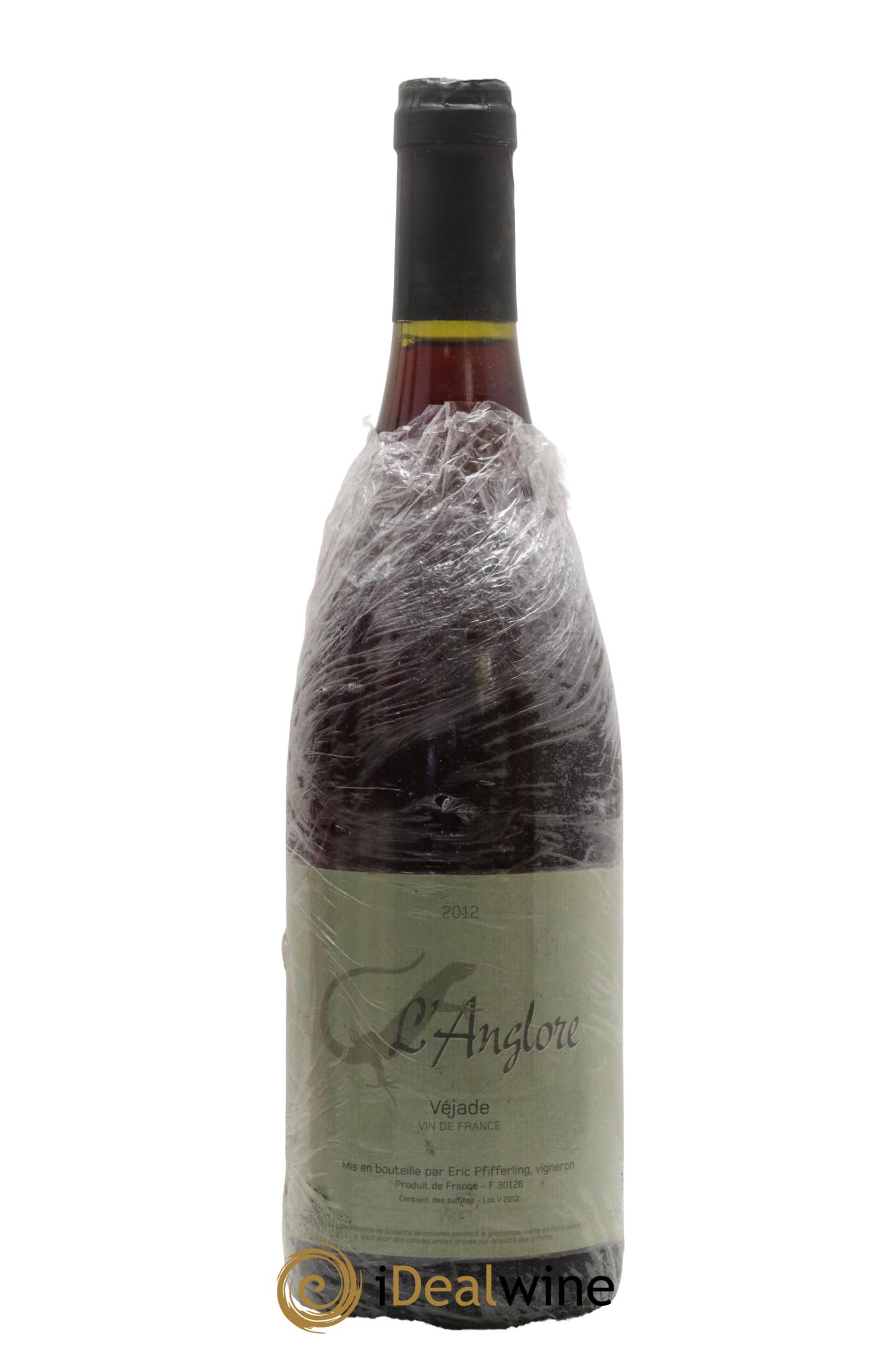 Vin de France Véjade L'Anglore 2012 - Lot de 1 bouteille - 0
