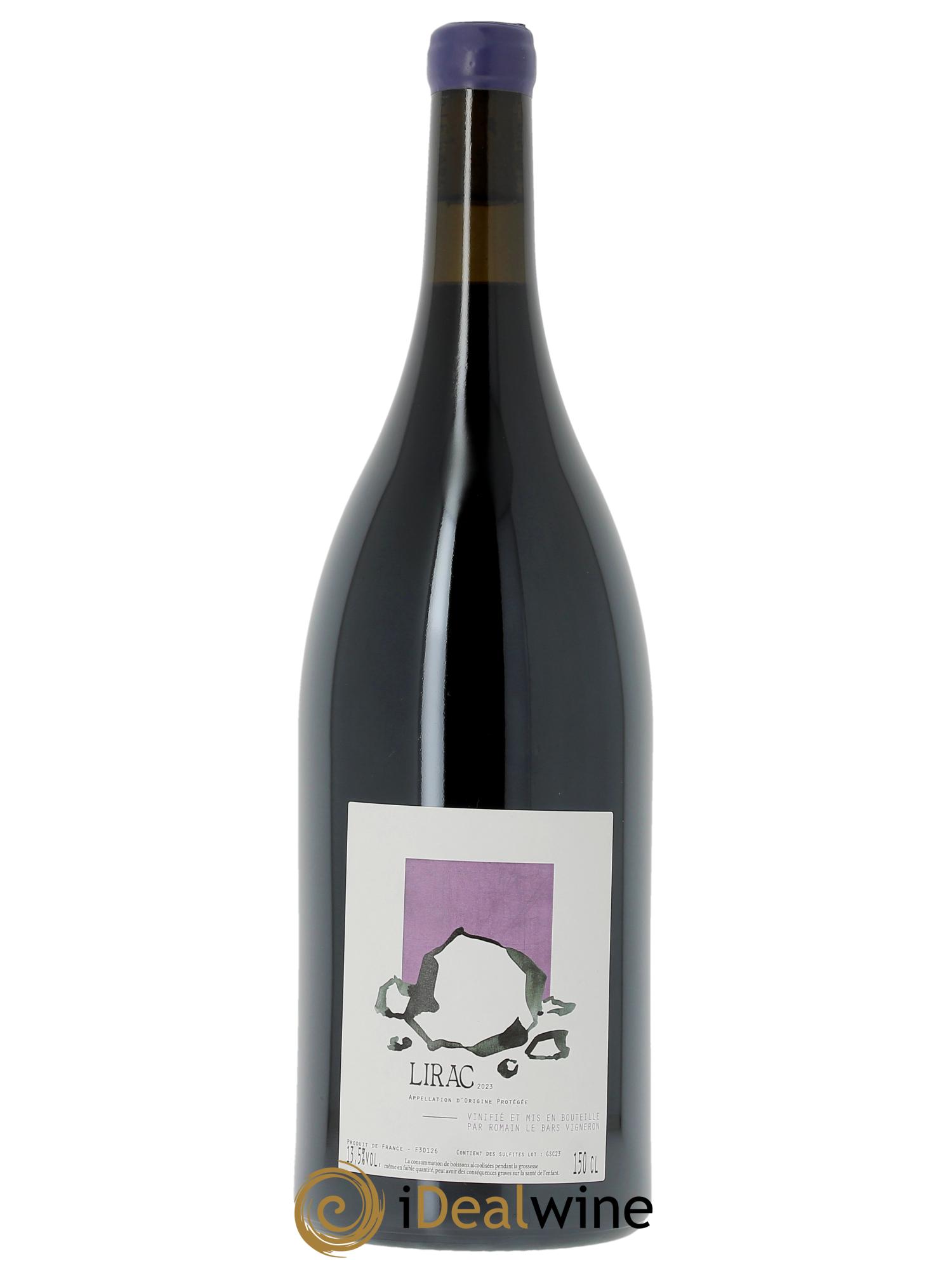 Lirac Romain Le Bars 2023 - Lot de 1 magnum - 0