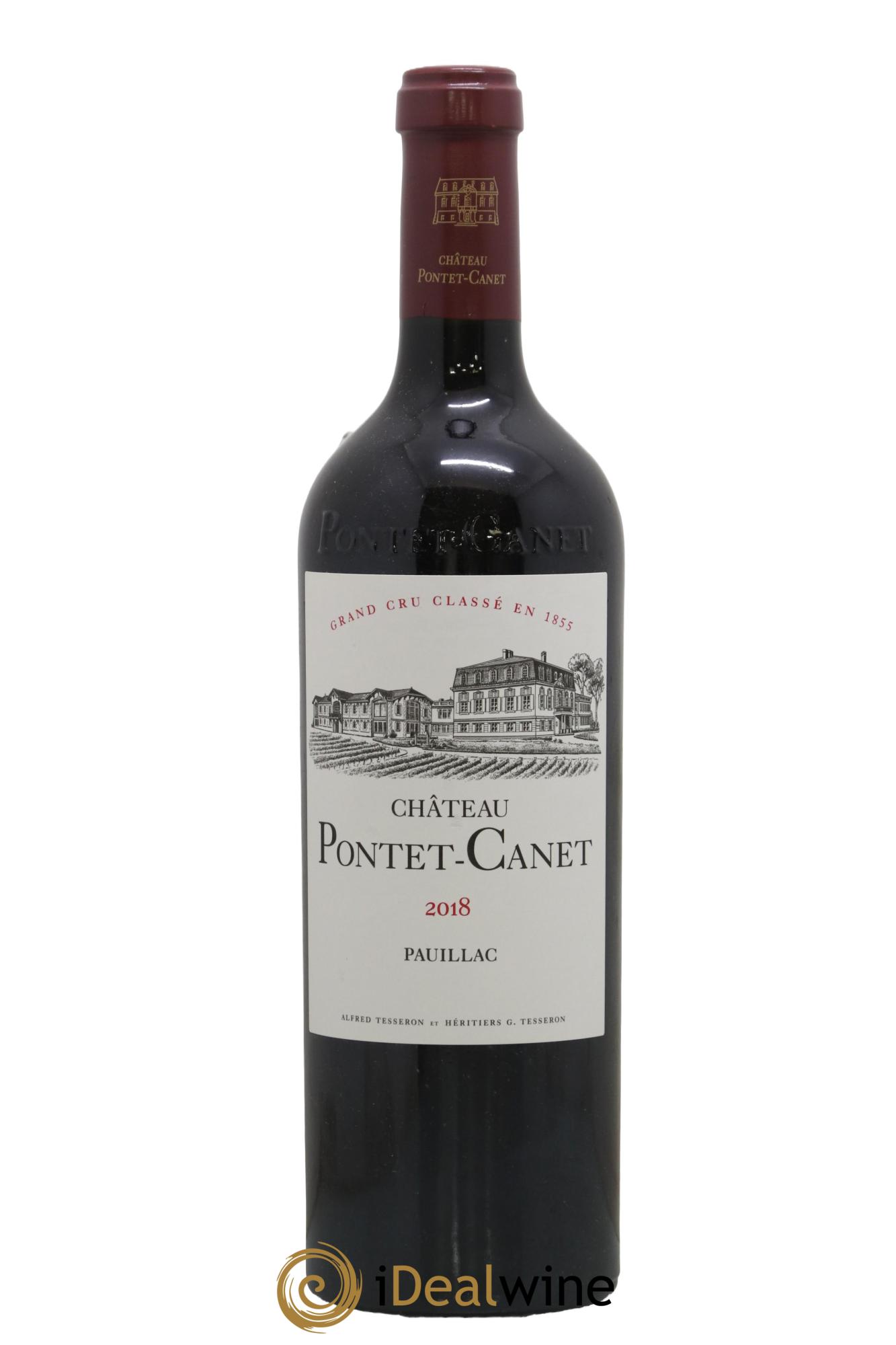 Château Pontet Canet 5ème Grand Cru Classé 2018 - Lot de 1 bouteille - 0